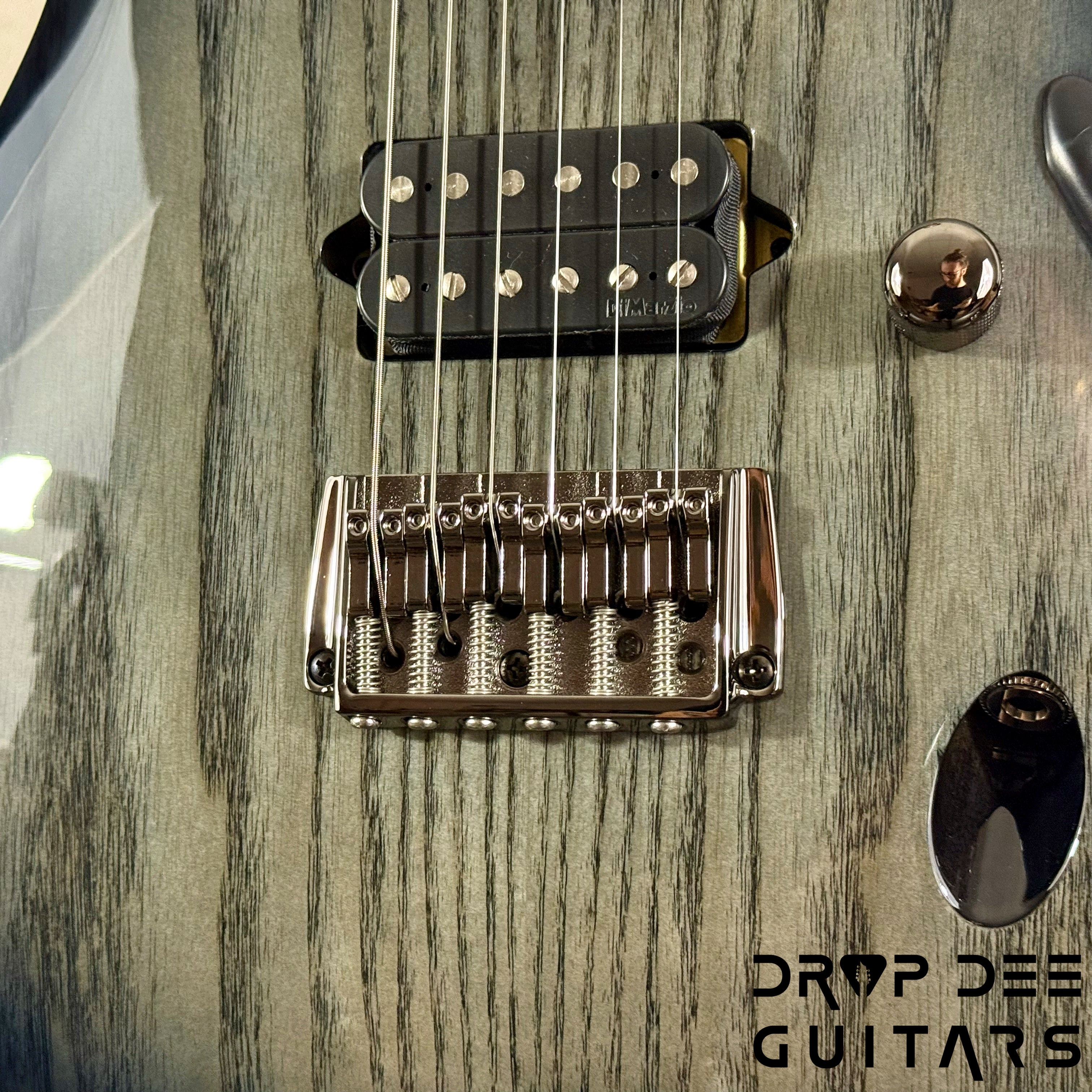 Ibanez Prestige S6621AH Electric Guitar w/ Case - Transparent Gray Burst