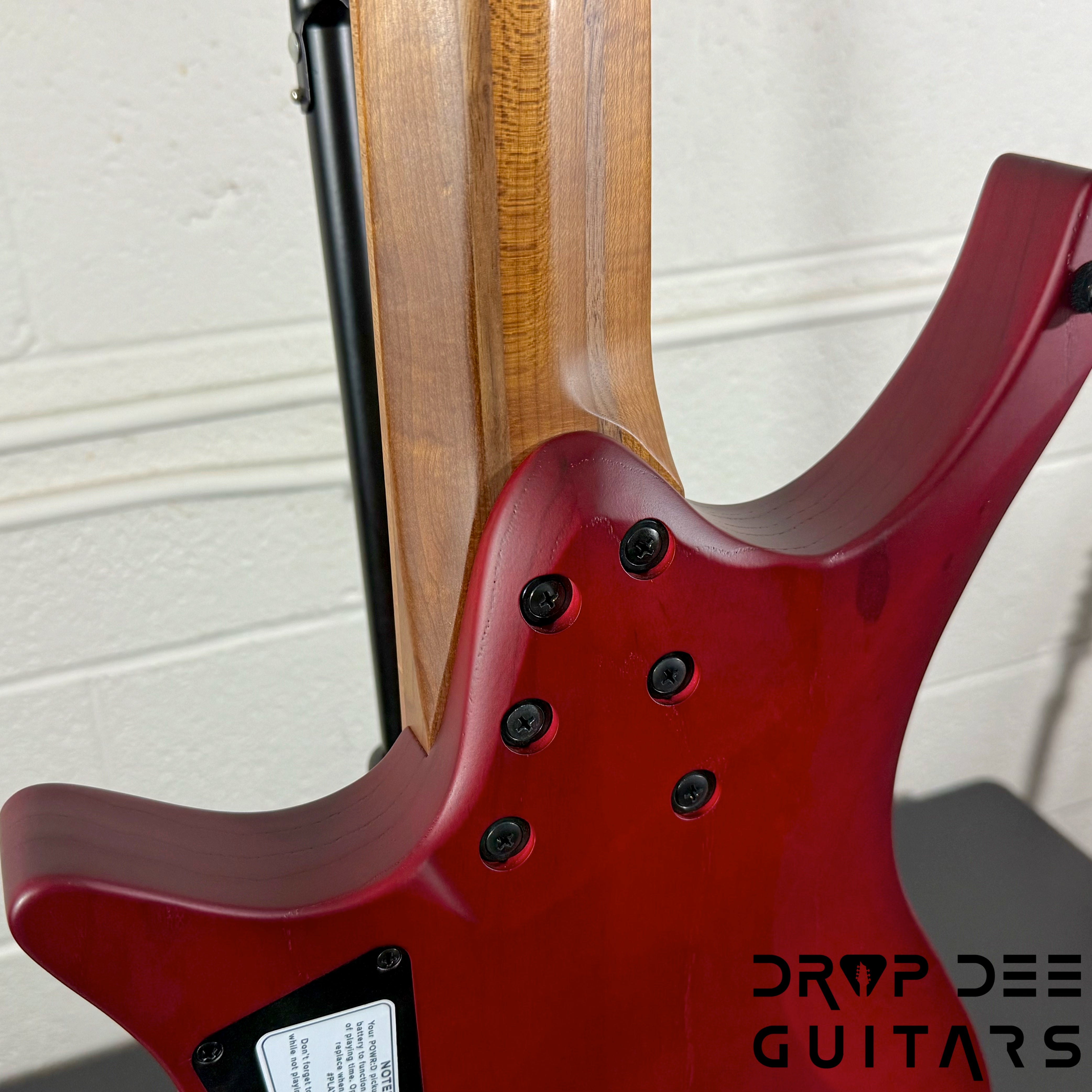 Strandberg Boden Original N2.8 8-String Multiscale Headless Electric Guitar w/ Bag - Sunset Coral Burst Satin