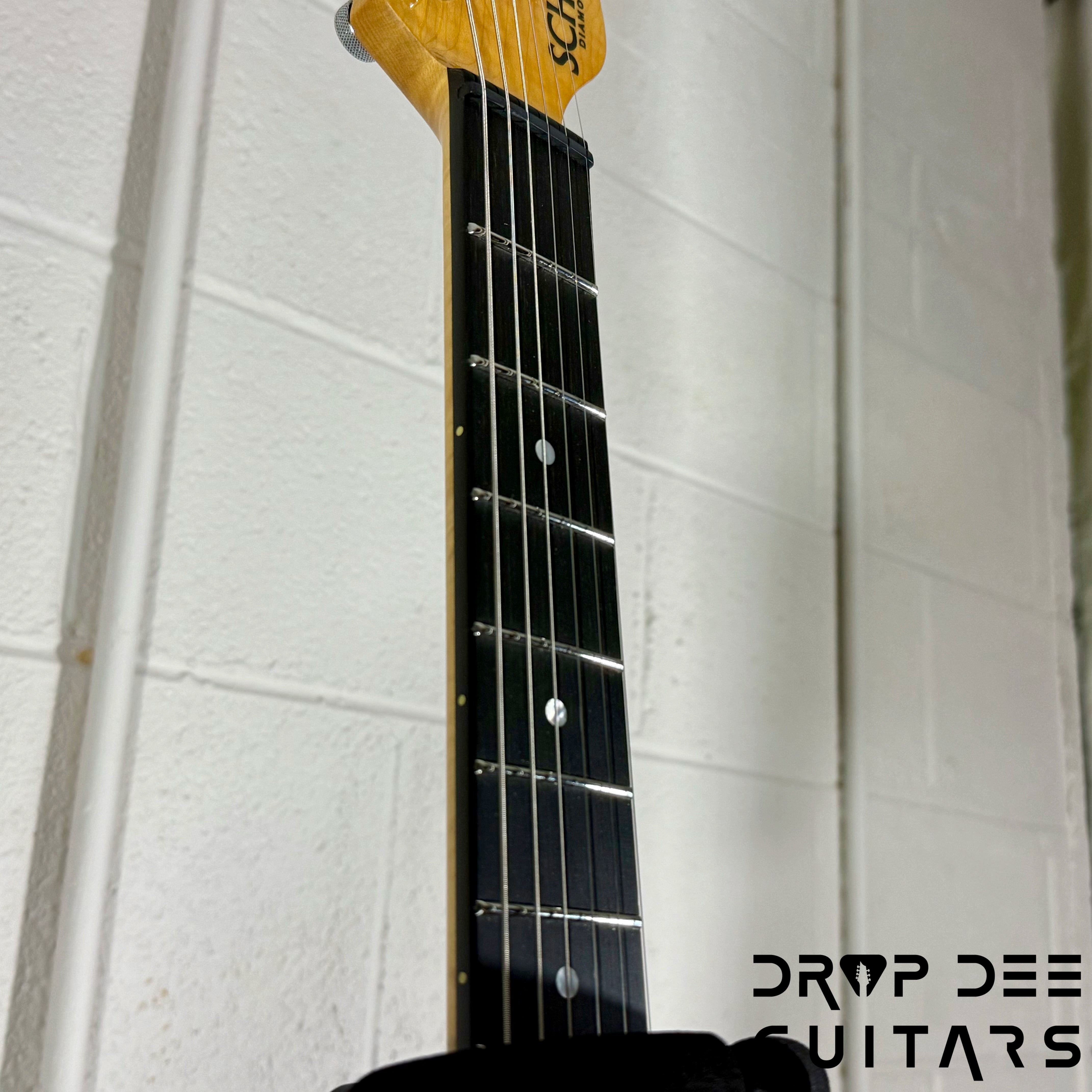 Schecter PT Classic Electric Guitar w/ Case - Transparent Black Burst