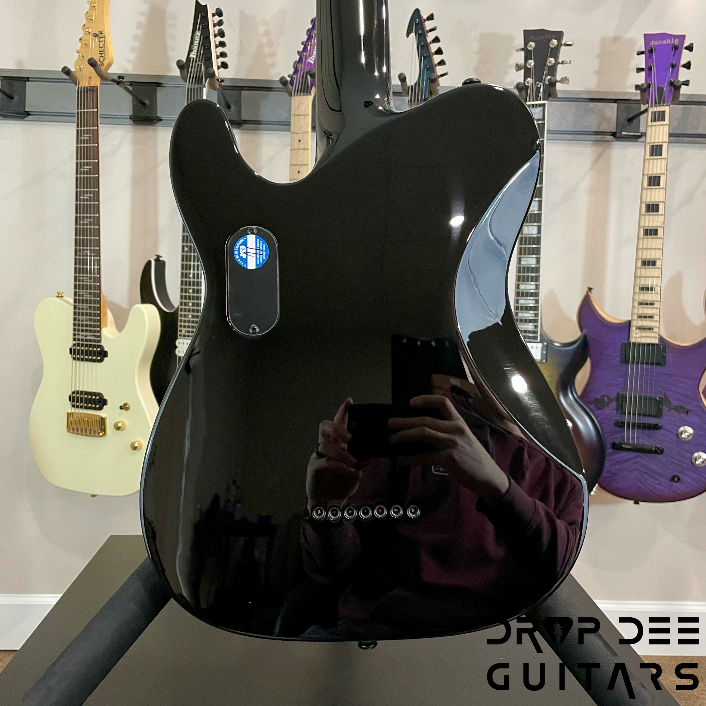 ESP LTD Stephen Carpenter Signature SCT-607 Baritone 7-String Electric Guitar w/ Case (1598) - Black