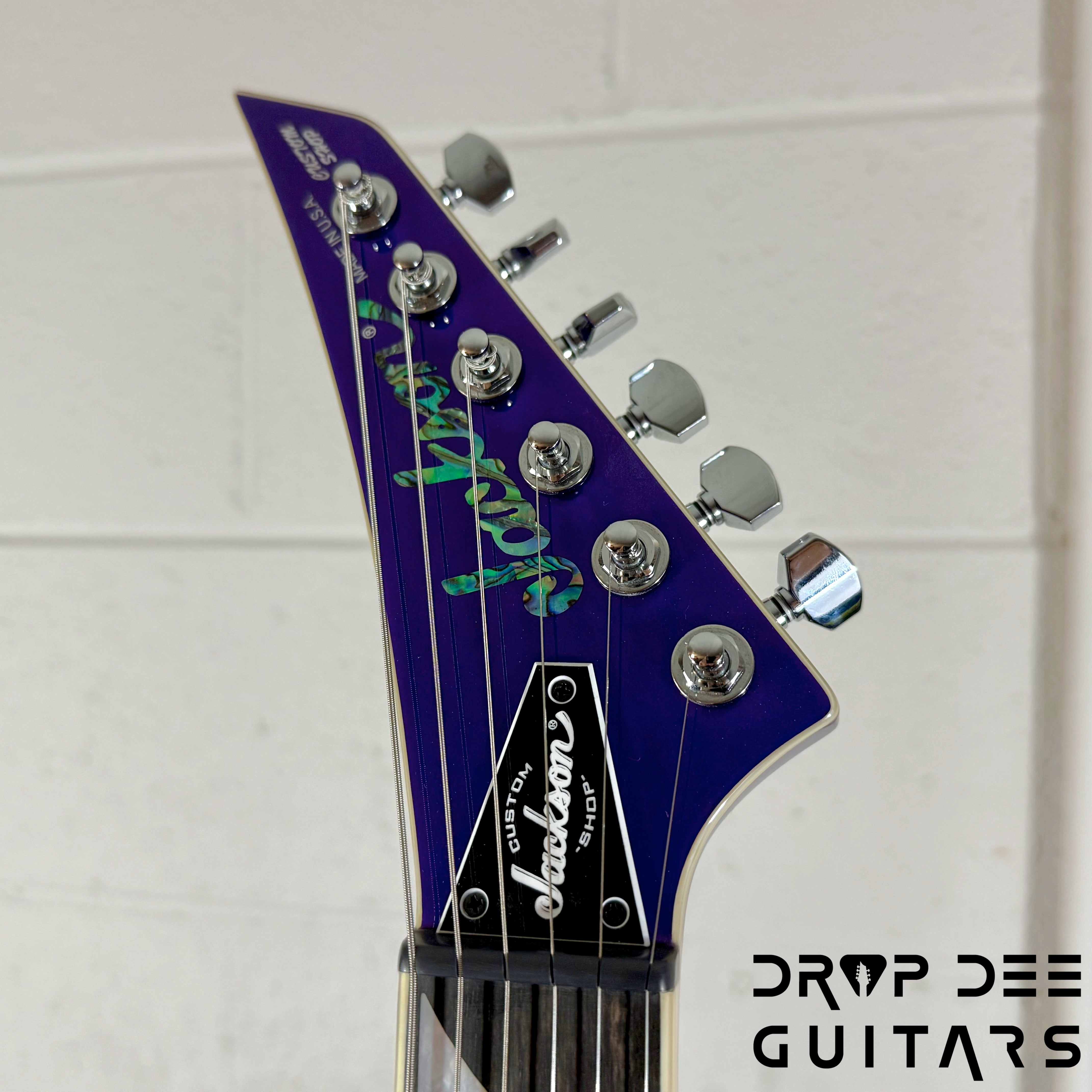 Jackson Custom Shop Soloist 2H TOM Electric Guitar w/ Case - Purple Metallic