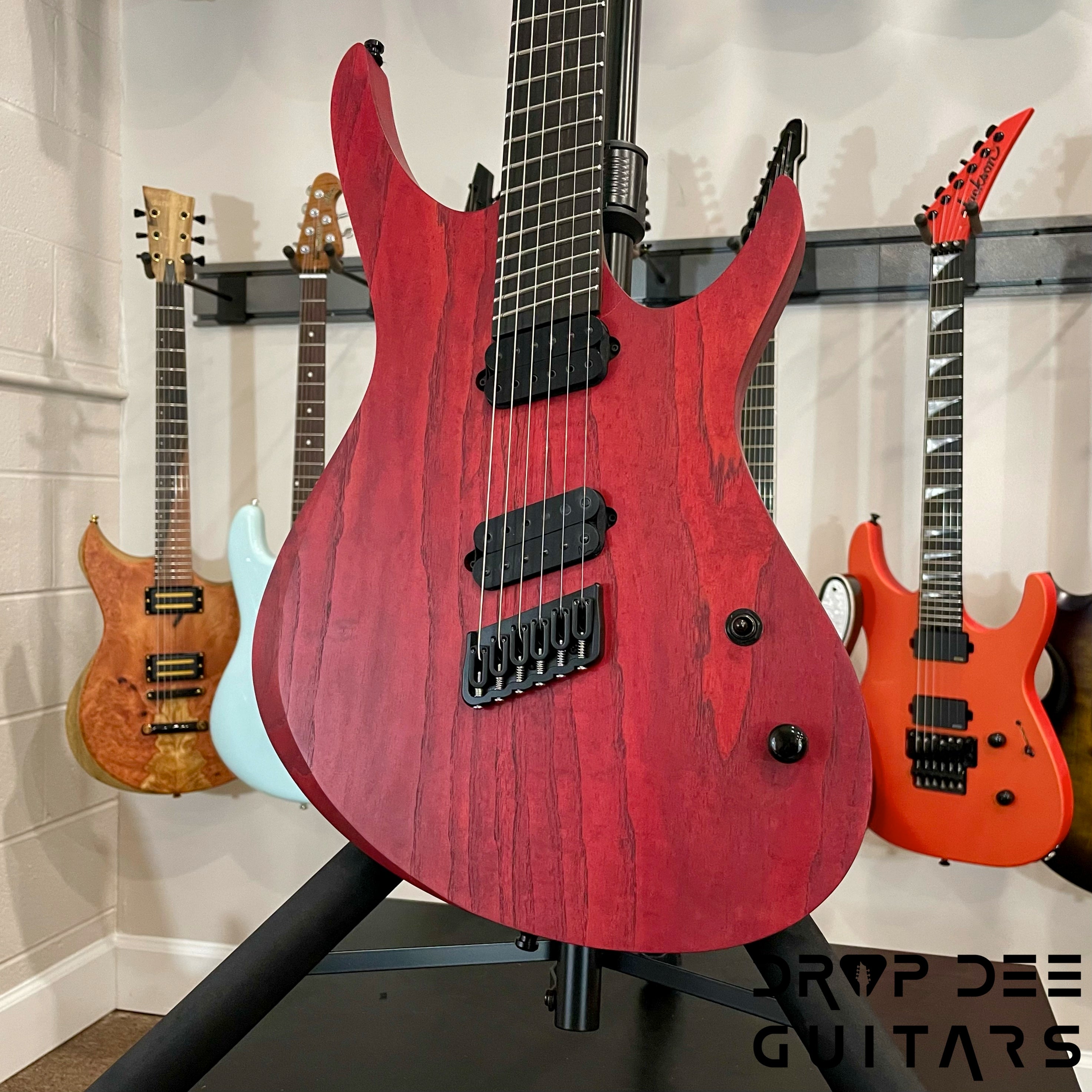 Aviator Ace Edition Elevon 6 Electric Guitar w/ Case - Red