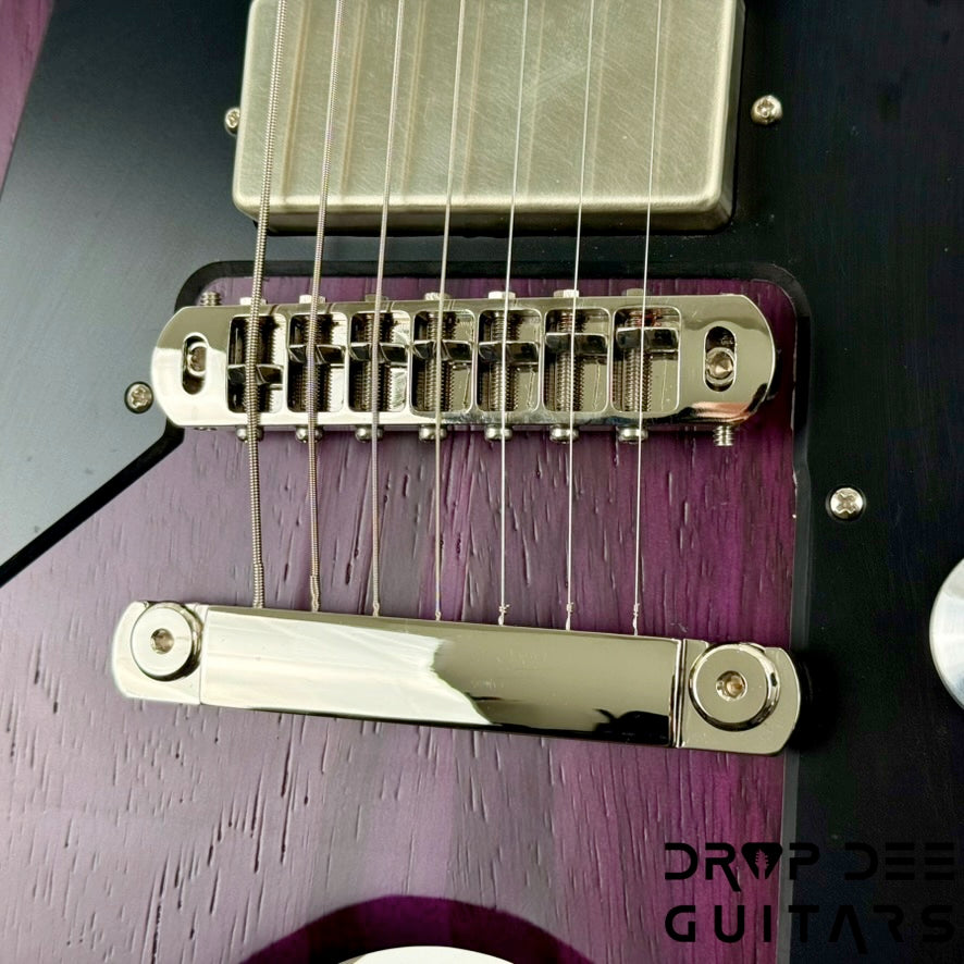 Dunable USA Custom Shop Asteroid 7 7-String Electric Guitar w/ Case - Trans Purple