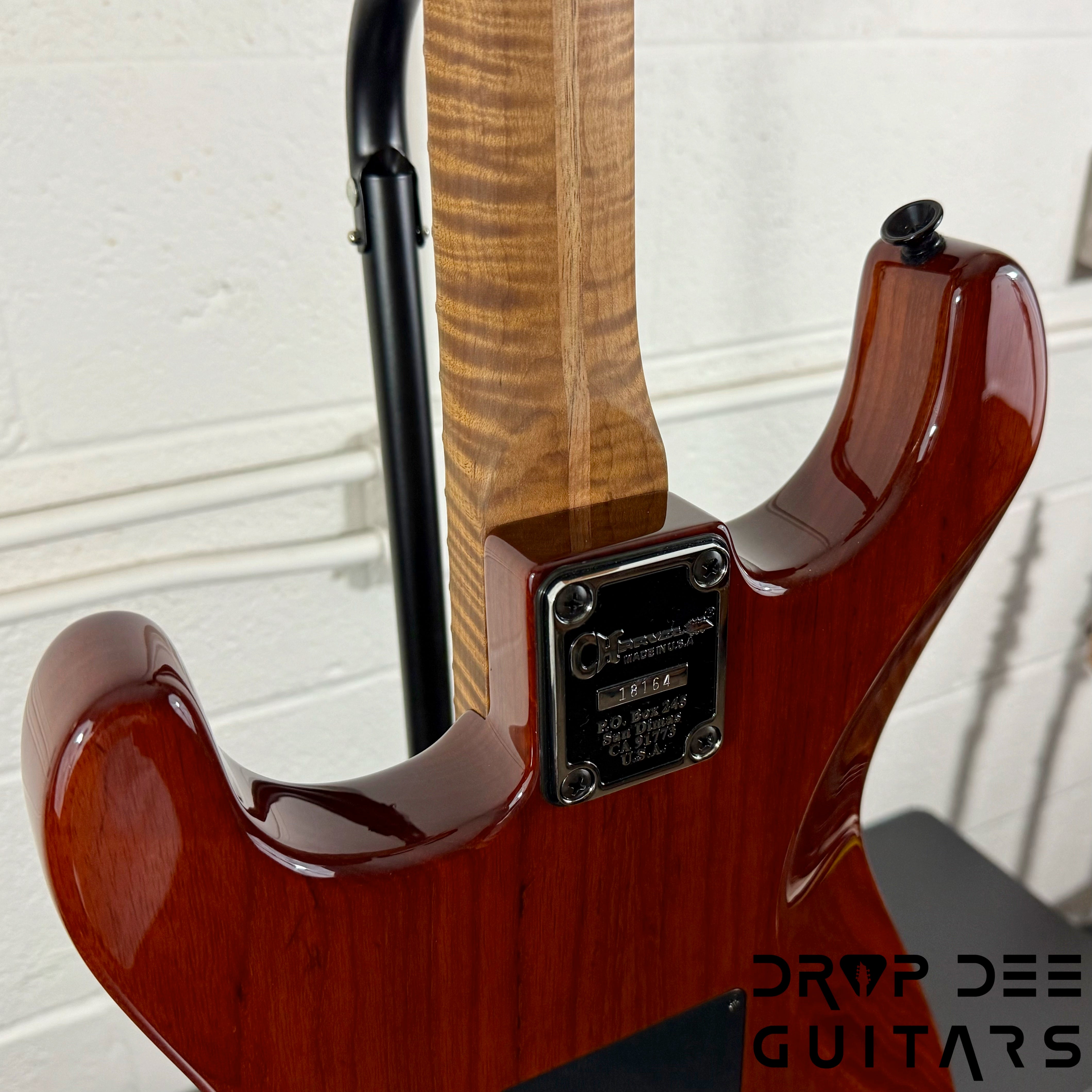 Charvel USA Custom Shop Special Edition San Dimas Electric Guitar w/ Case - Root Beer Trans