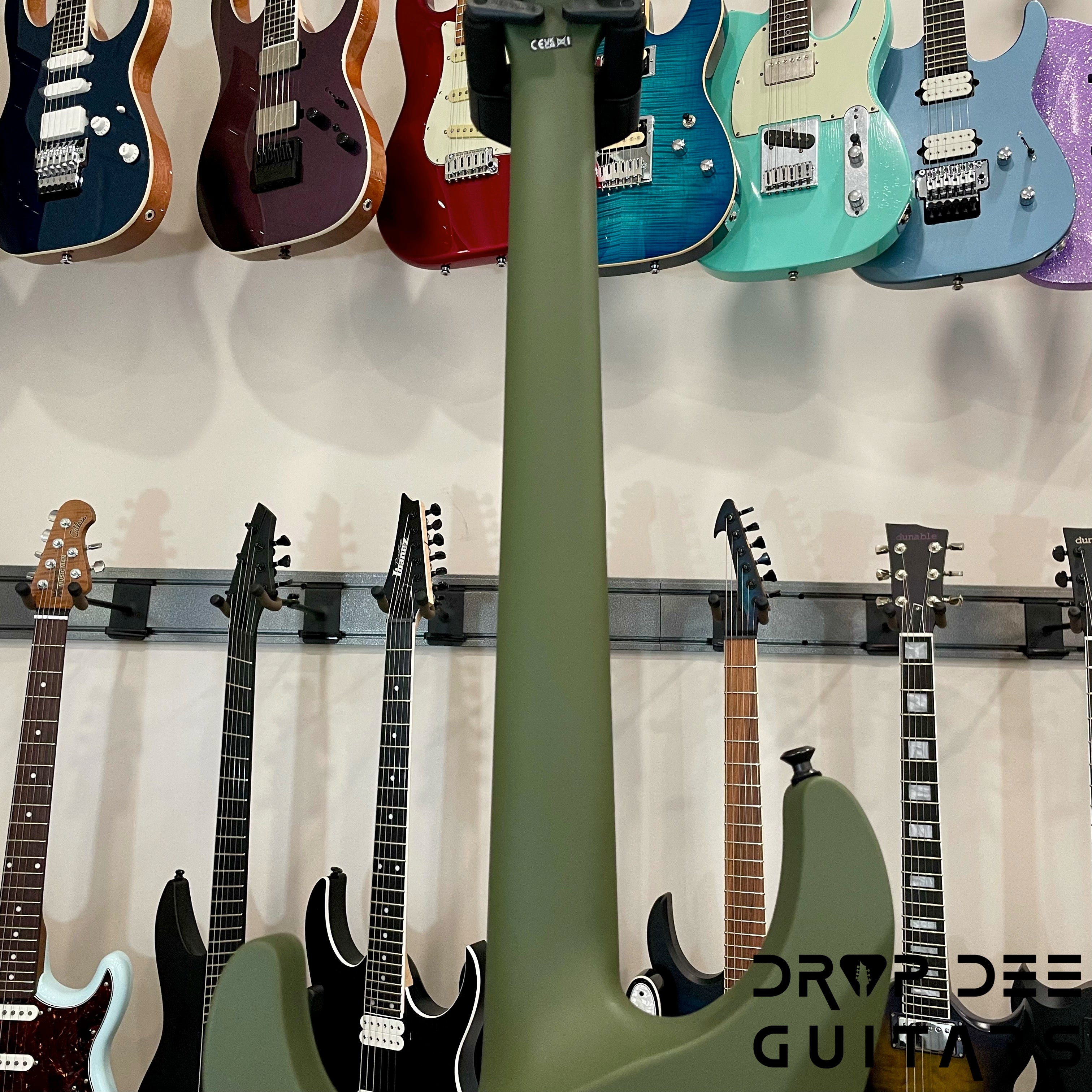 Jackson American Series Soloist SL2MG Electric Guitar w/ Case - Matte Army Drab