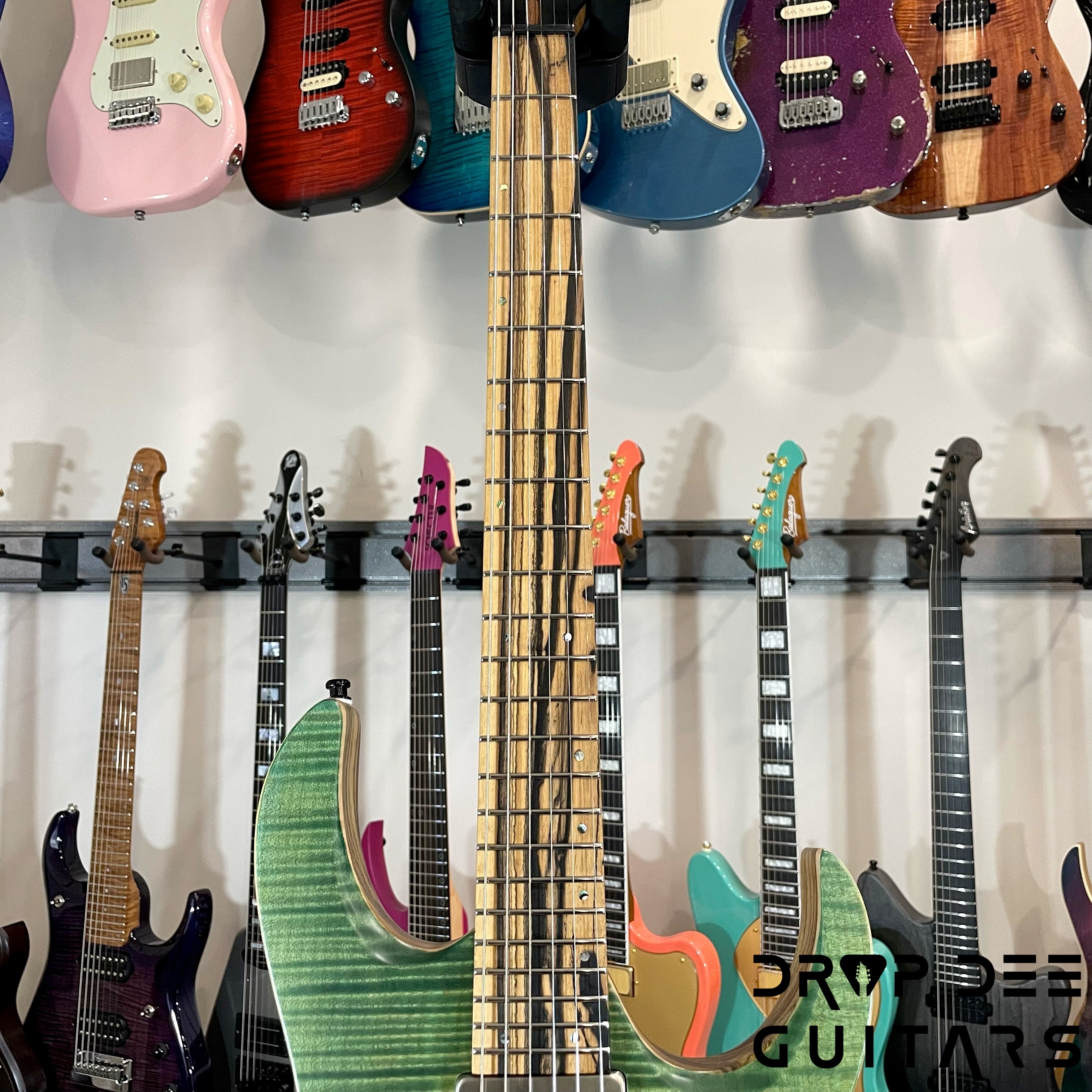 SMP Custom Shop Orpheus Electric Guitar w/ Case - Trans Green