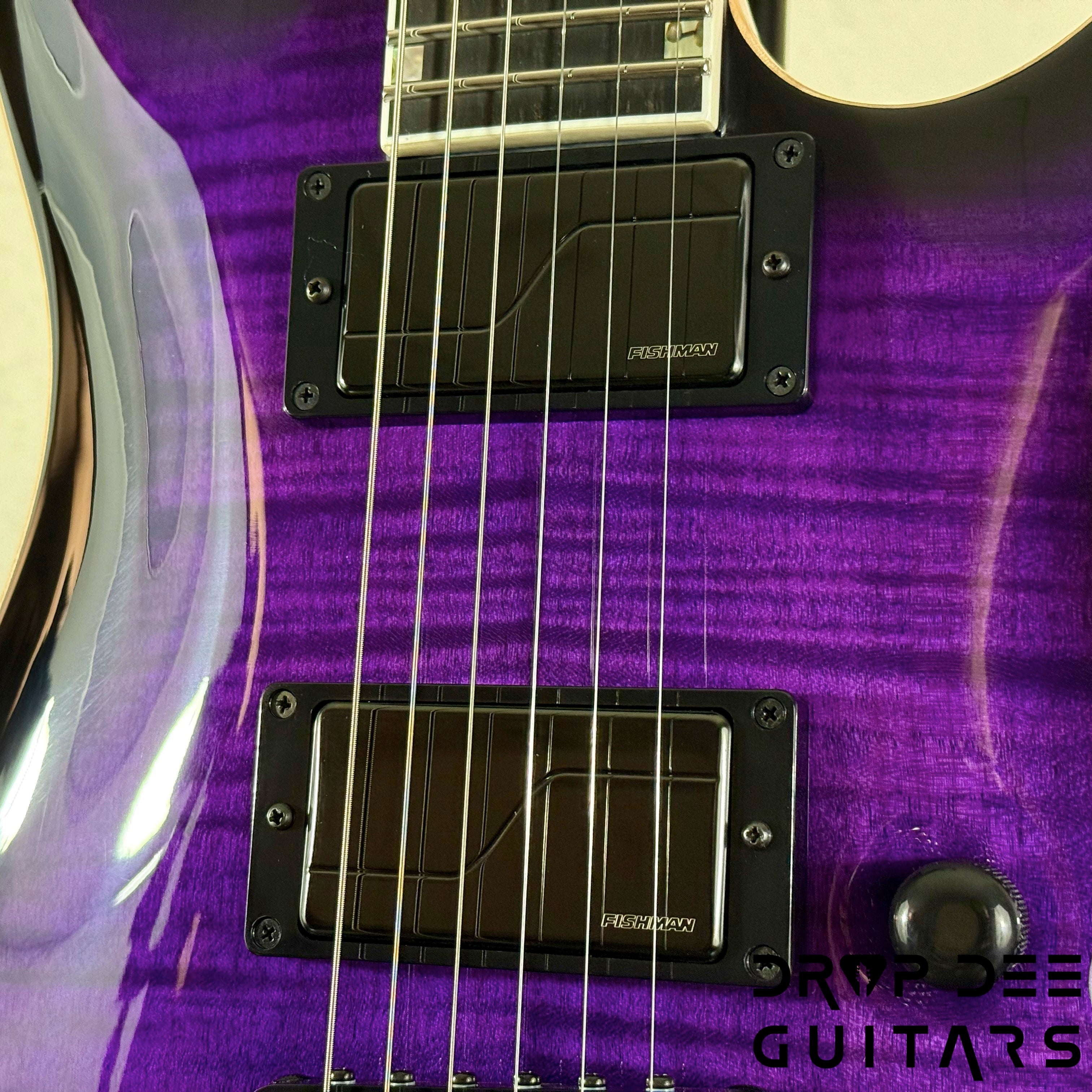 ESP USA Horizon-II Electric Guitar w/ Case - Dark Purple Sunburst