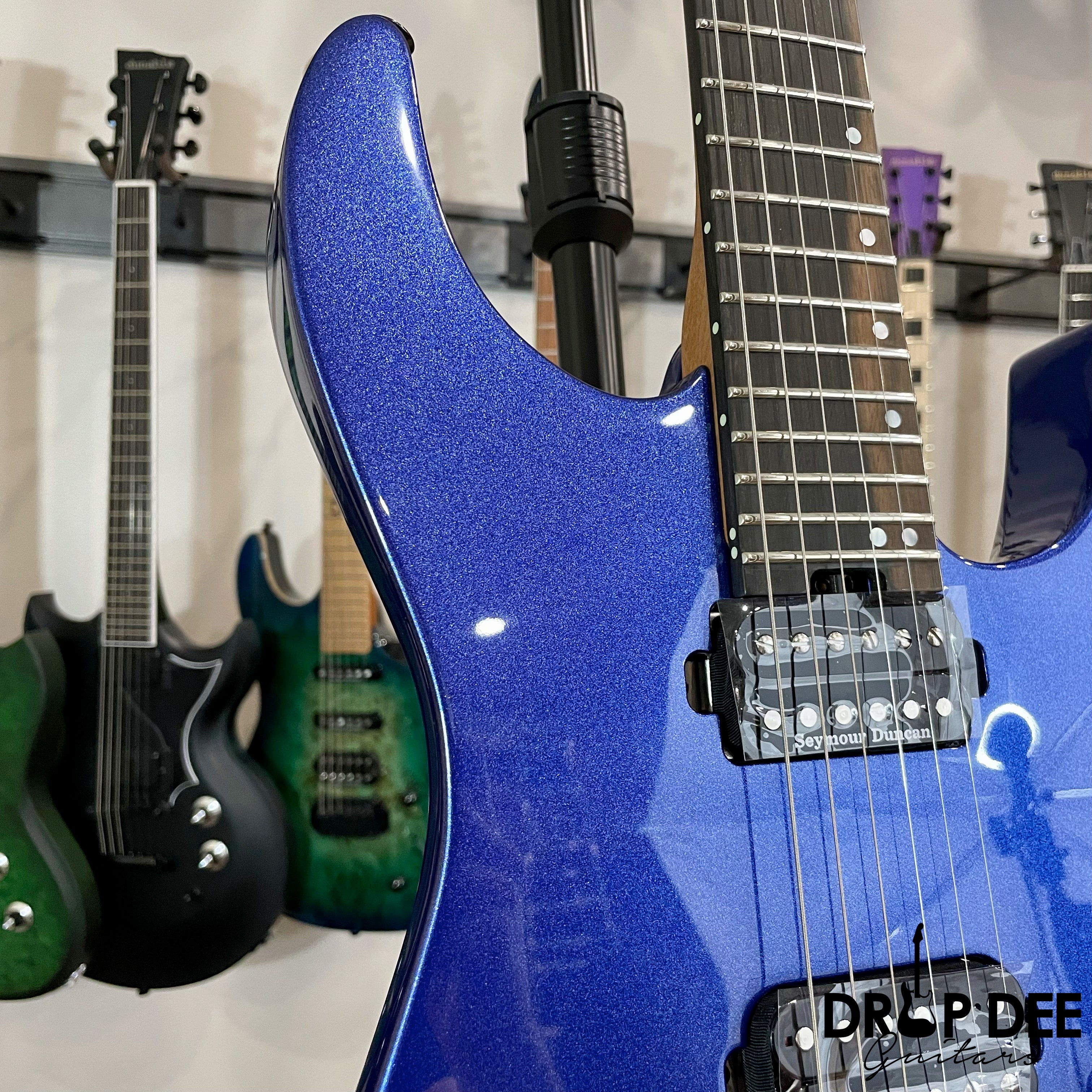 Jackson American Series Virtuoso Electric Guitar w/ Case - Mystic Blue
