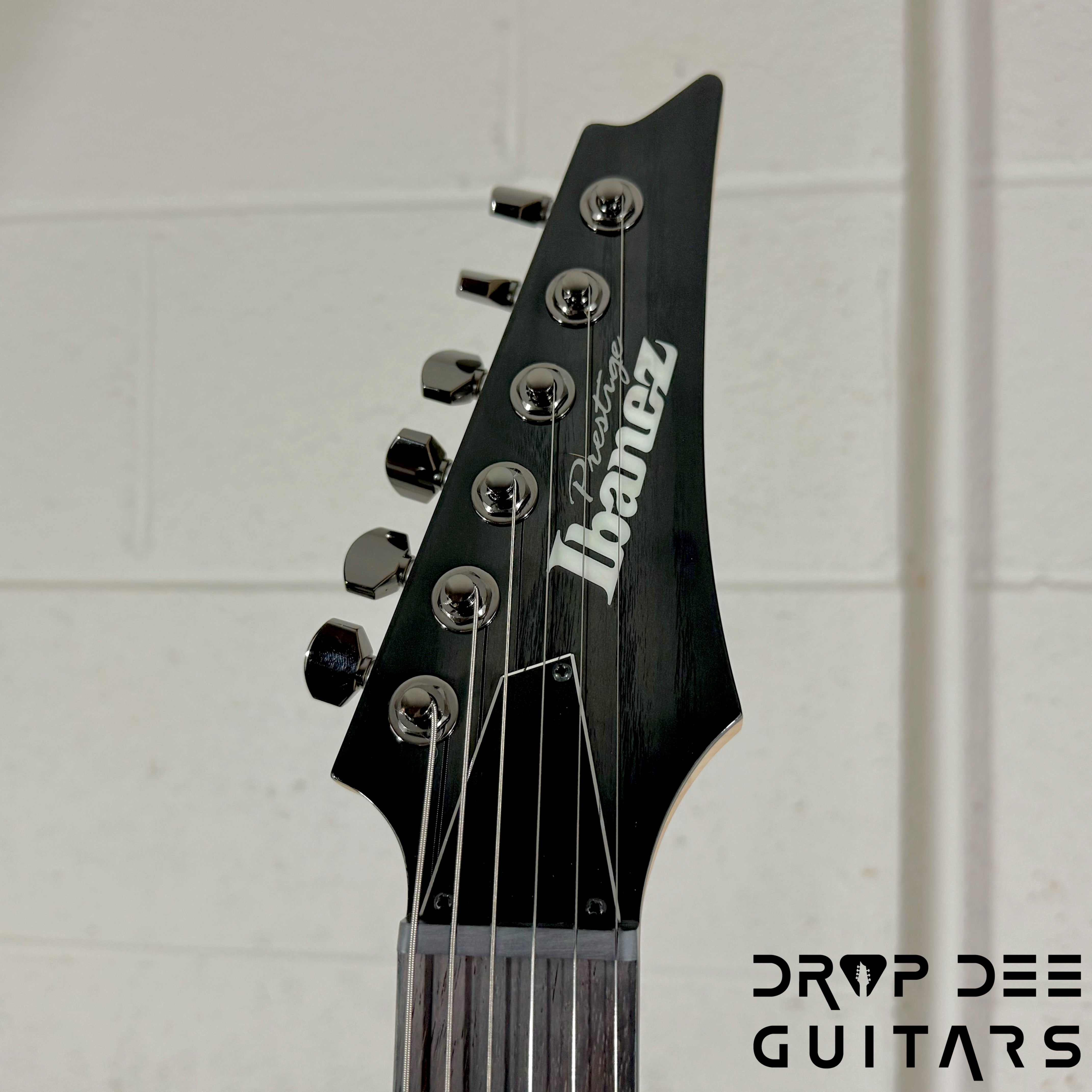 Ibanez Prestige S6621AH Electric Guitar w/ Case - Transparent Gray Burst