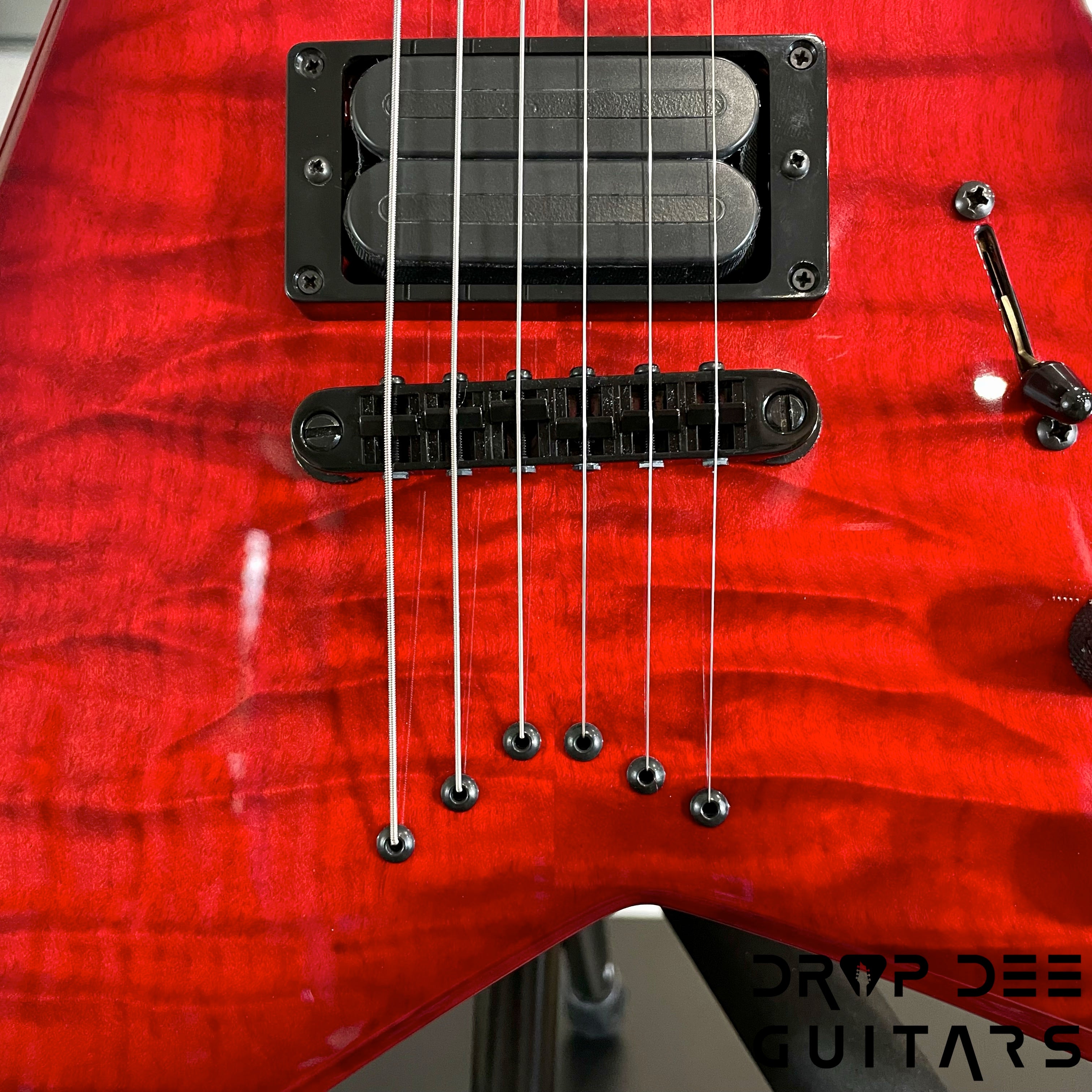 Jackson USA Custom Shop Special Edition Randy Rhoads Electric Guitar w/ Case - Trans Red Burst