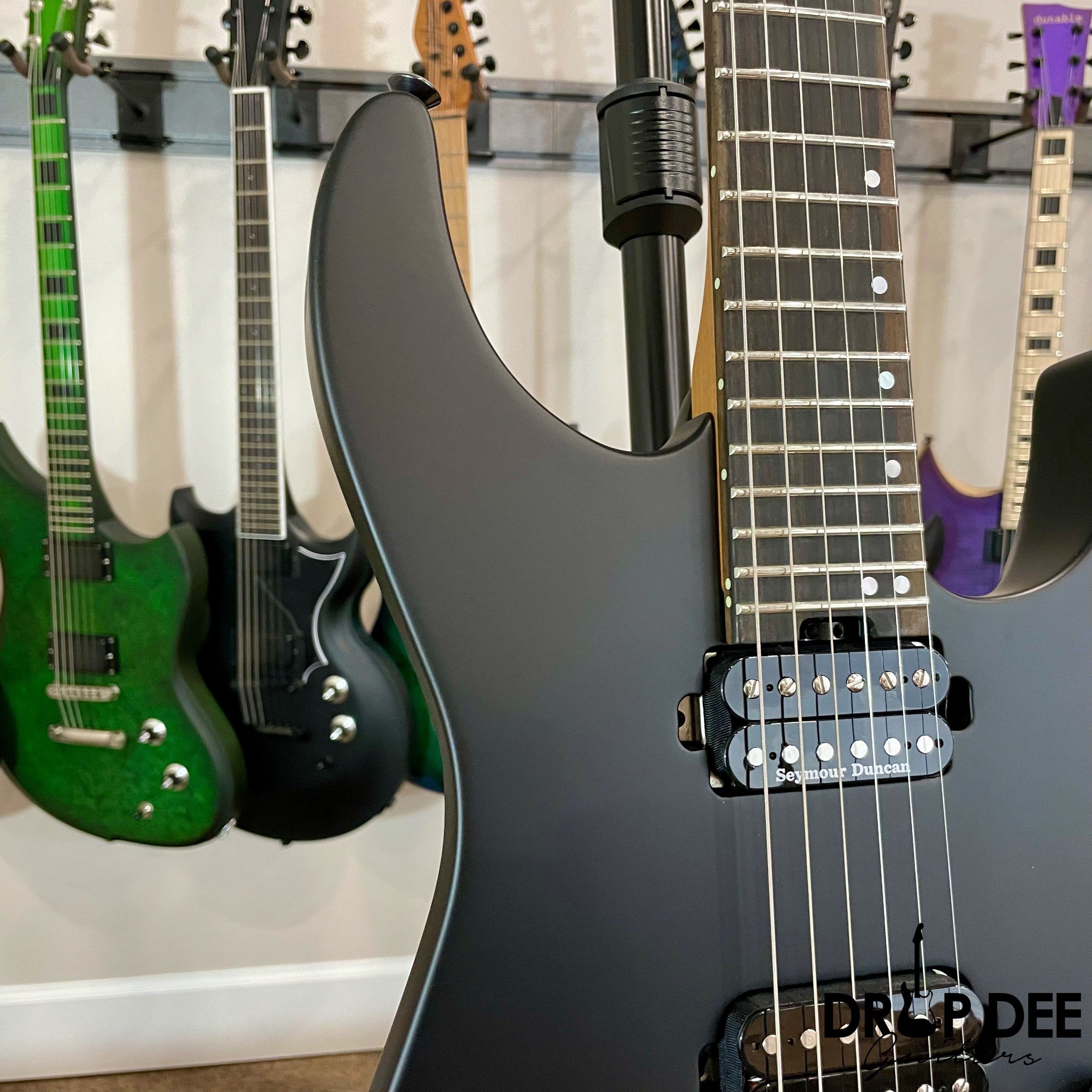 Jackson American Series Virtuoso Electric Guitar w/ Case - Satin Black