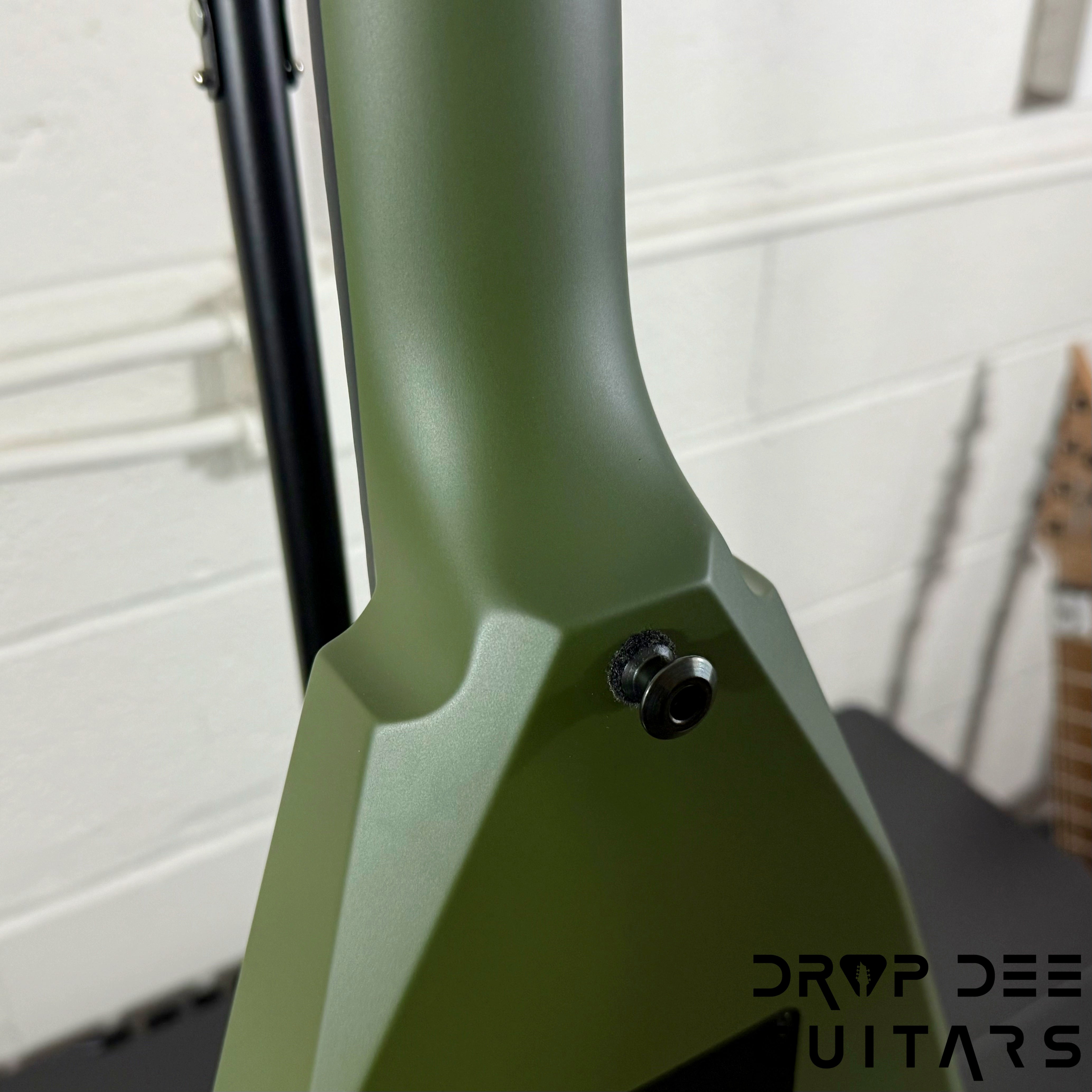 Jackson American Series Rhoads RR24 Electric Guitar w/ Case - Matte Army Drab