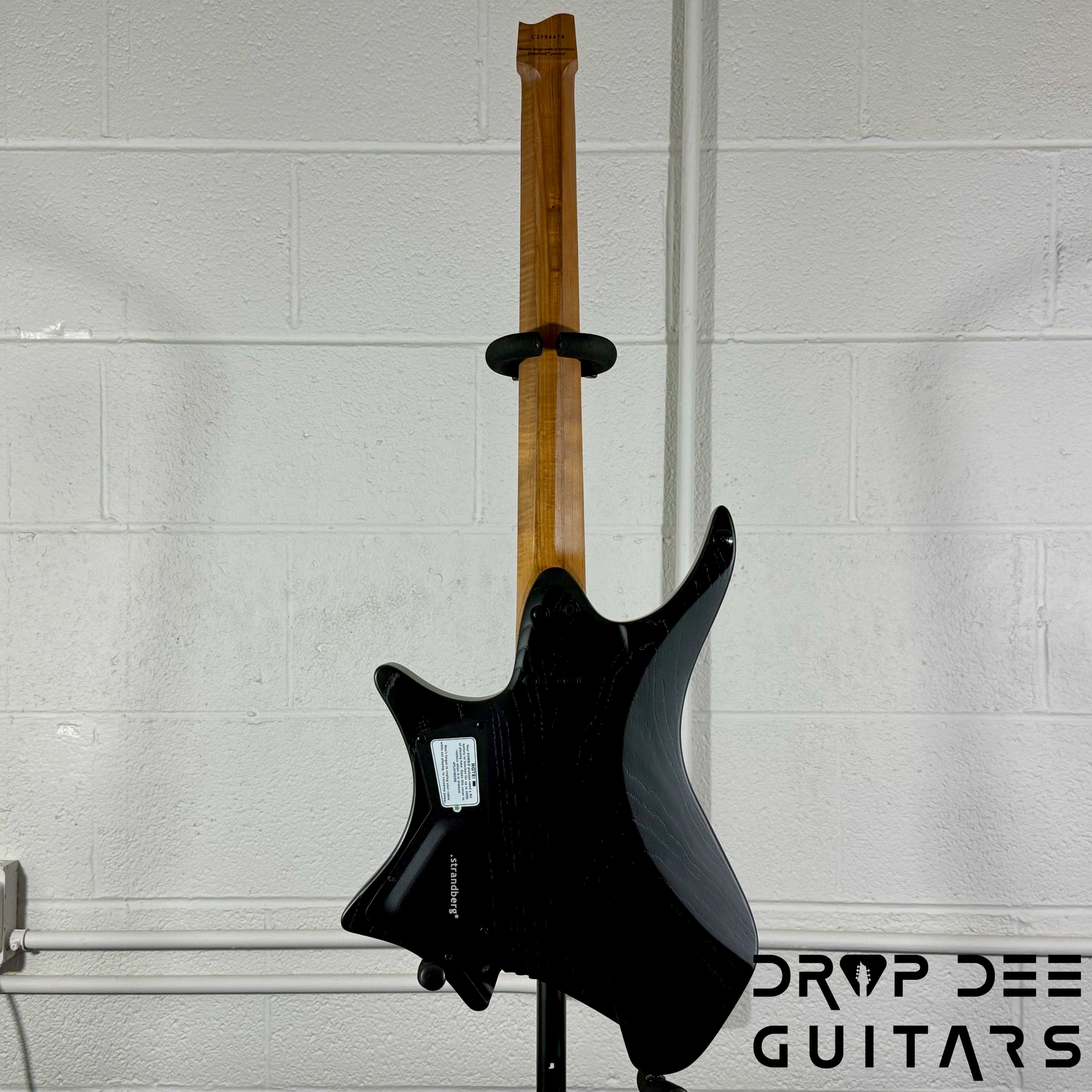 Strandberg Boden Original N2.6 Multiscale Headless Electric Guitar w/ Bag - Black Denim Burst Satin