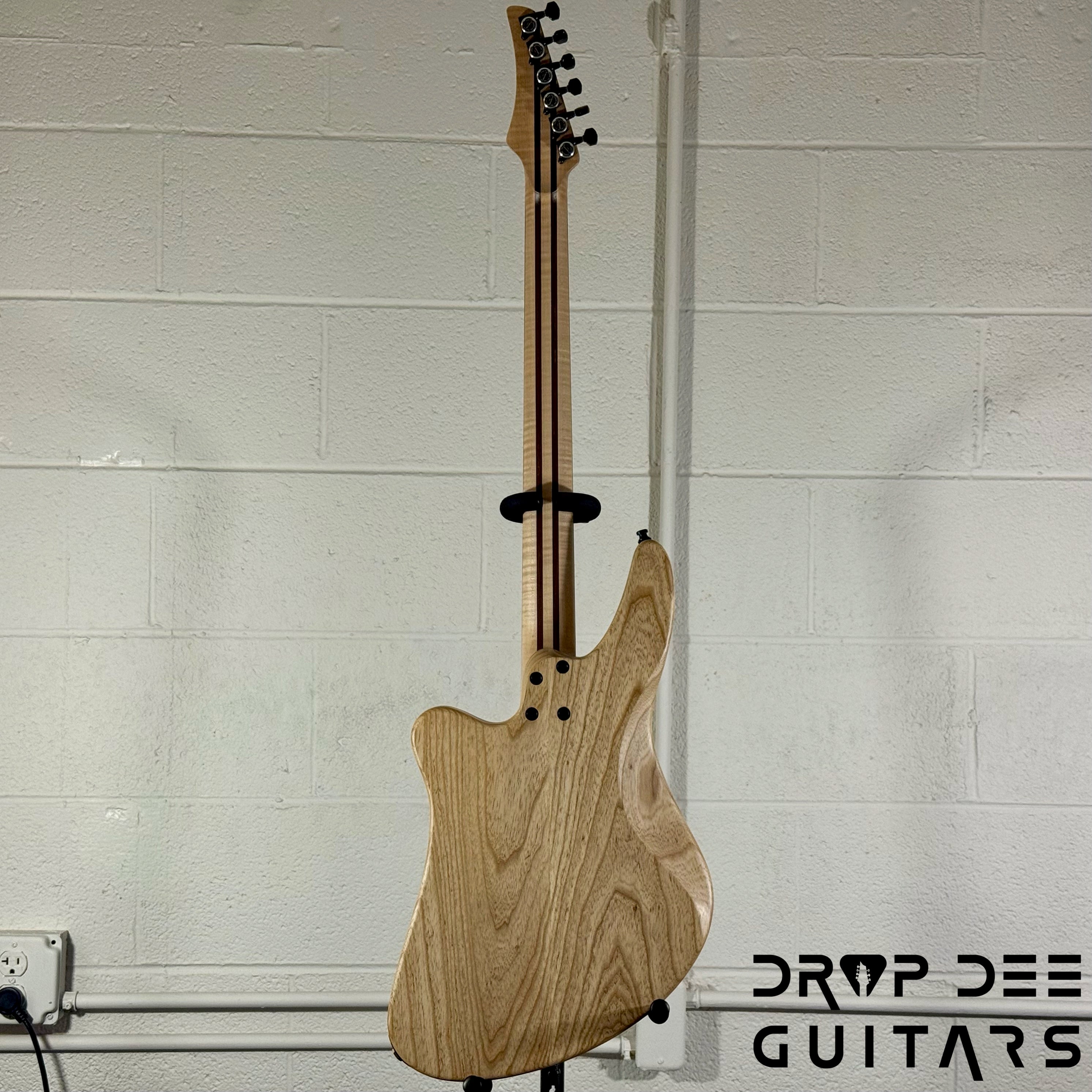 GV Guitars Vincent Baritone Electric Guitar w/ Case - Natural
