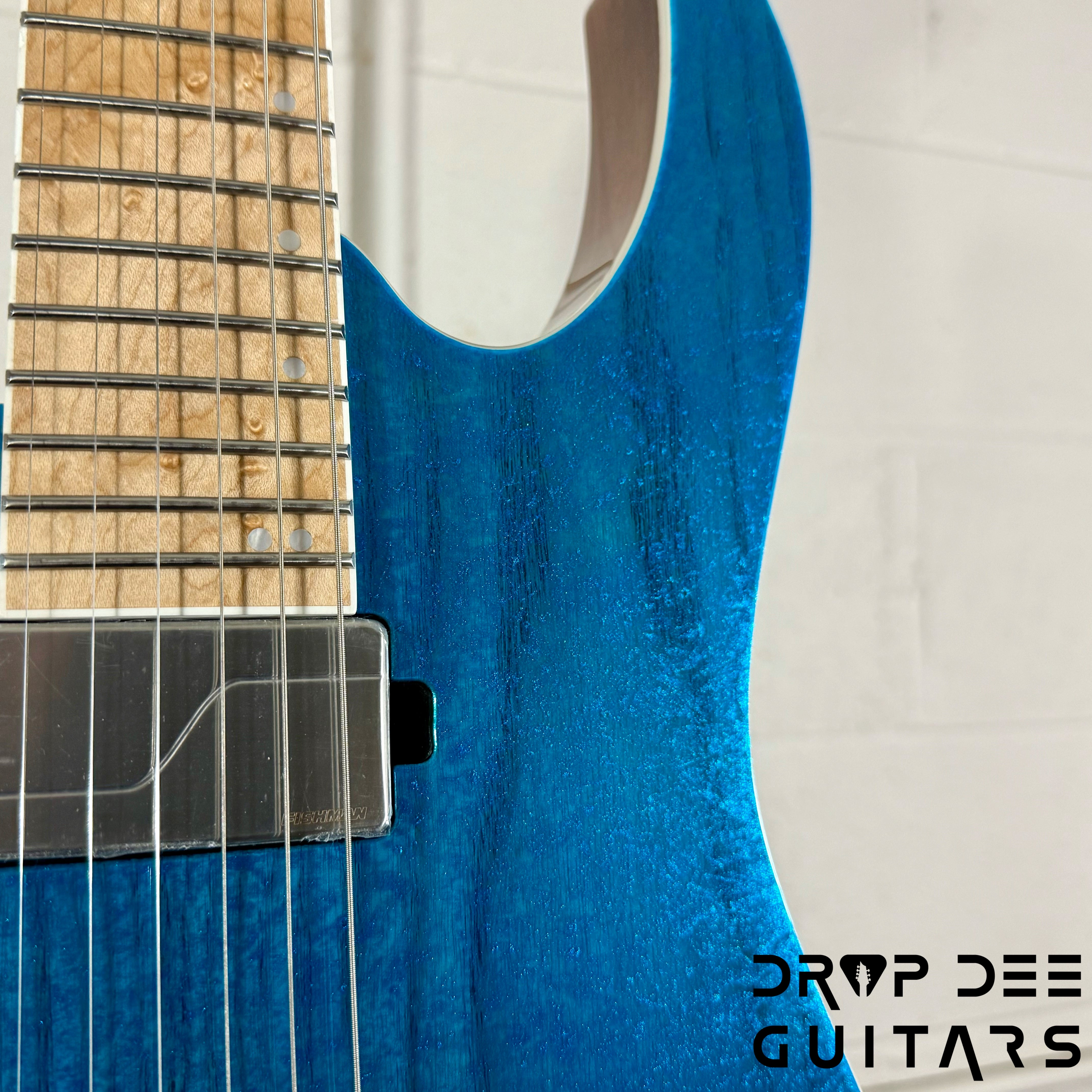 Ibanez Prestige RG5120ML Left-Handed Electric Guitar w/ Case - Frozen Ocean