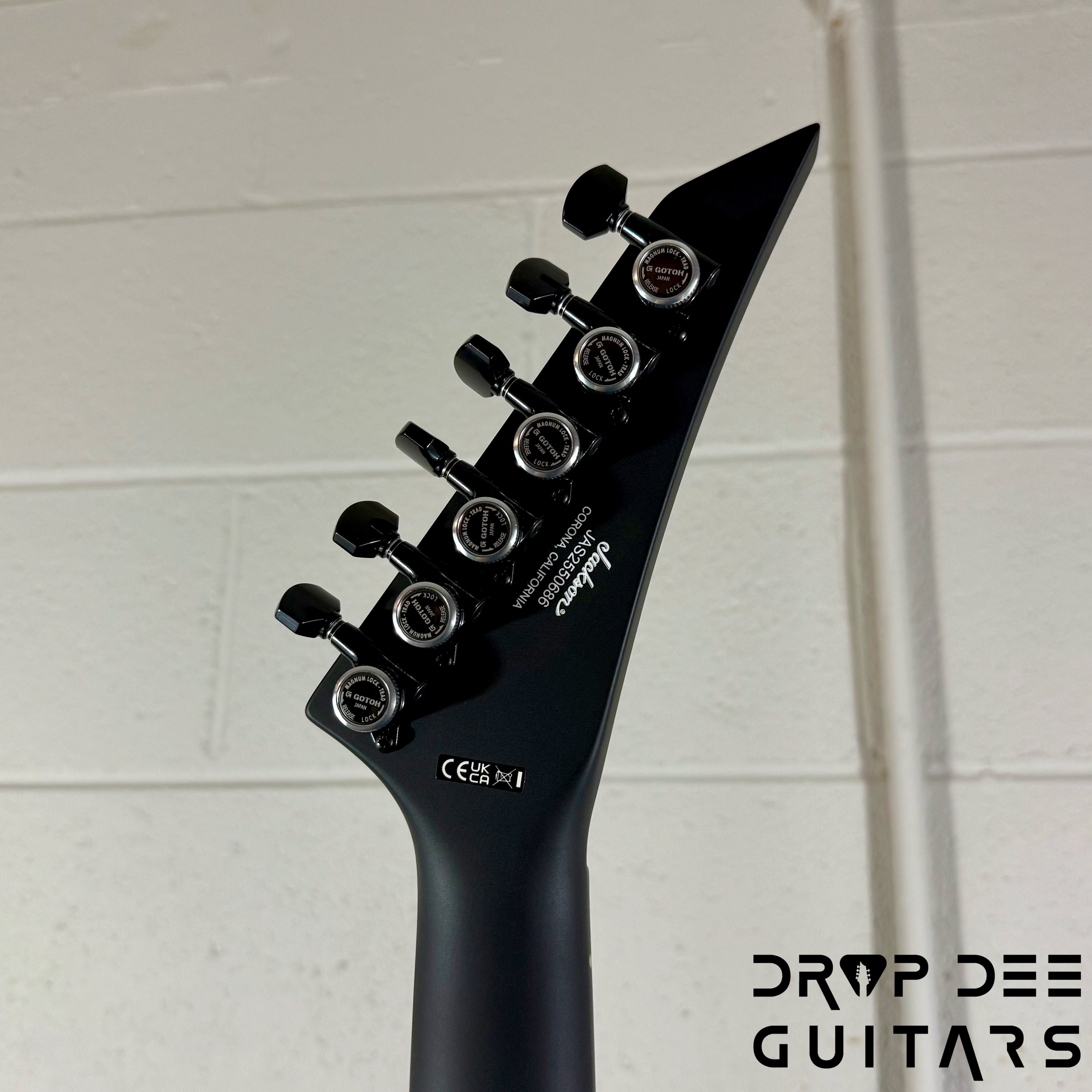 Jackson American Series Rhoads RR24 HT Electric Guitar w/ Case - Satin Black