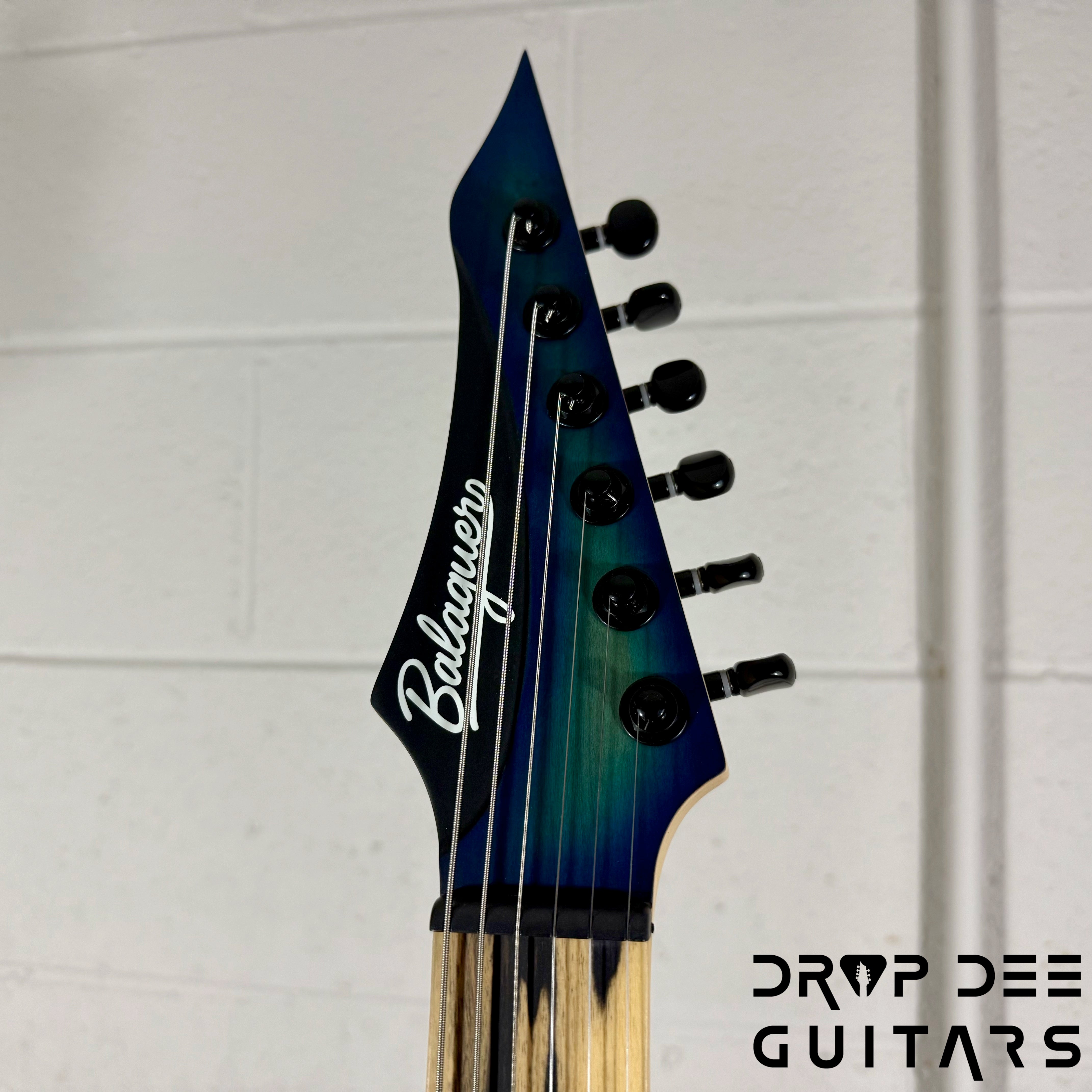 Balaguer DDG Exclusive Run Diablo Baritone Electric Guitar w/ Bag (1051) - Island Burst