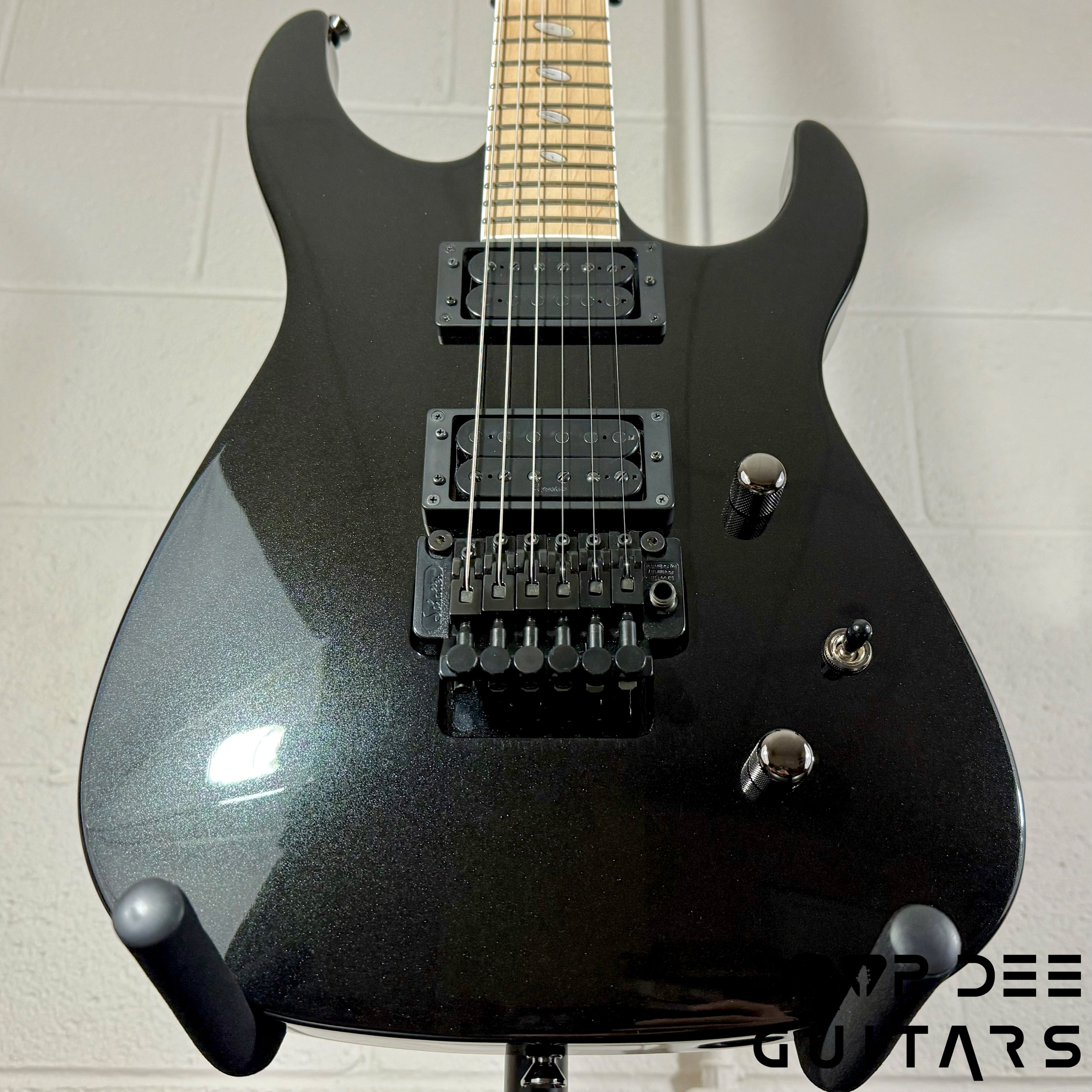 Caparison Dellinger II Prominenace MF Electric Guitar w/ Bag - Trans Spectrum Black