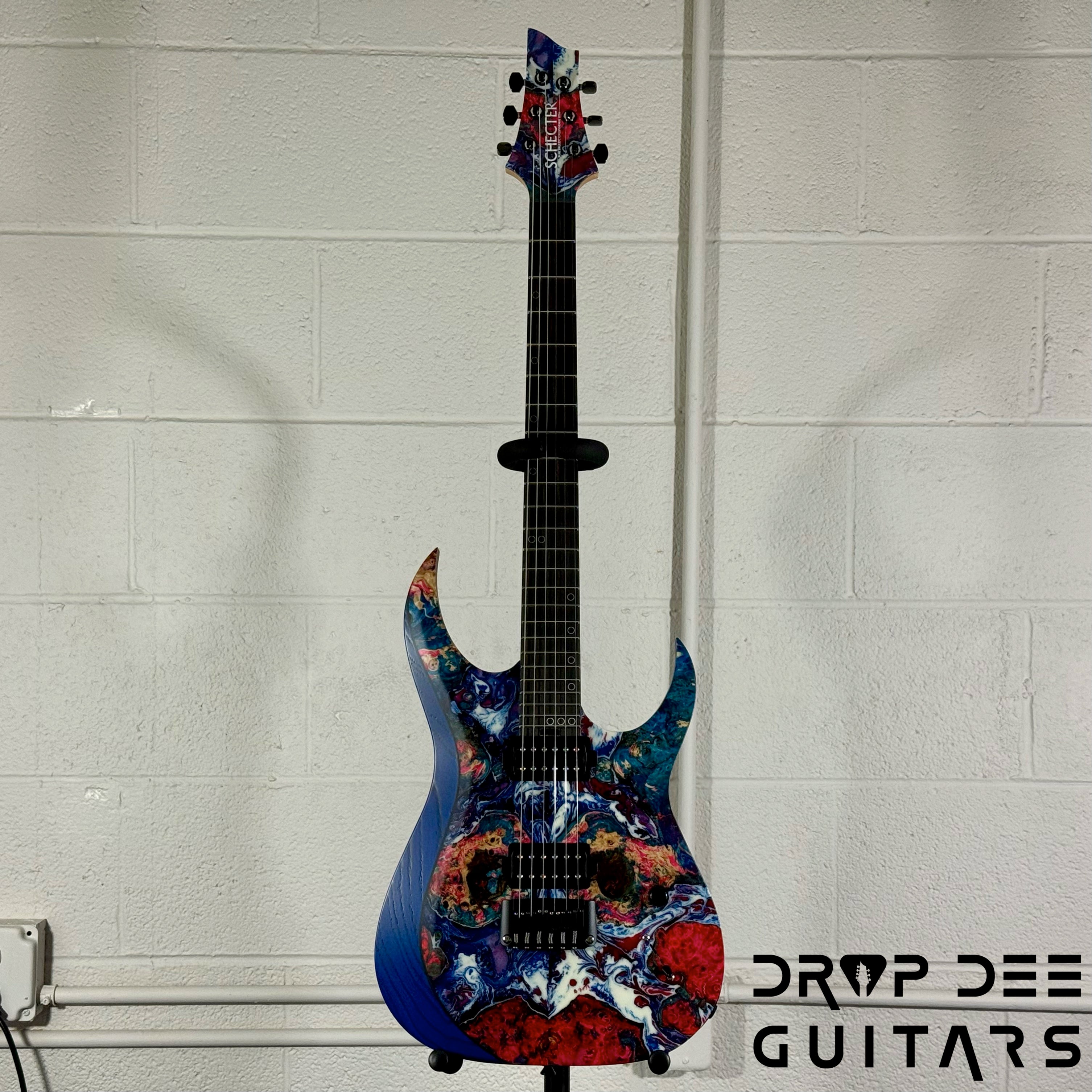 Schecter Custom Shop Sunset Extreme 6 Electric Guitar w/ Case - Stabilized Top