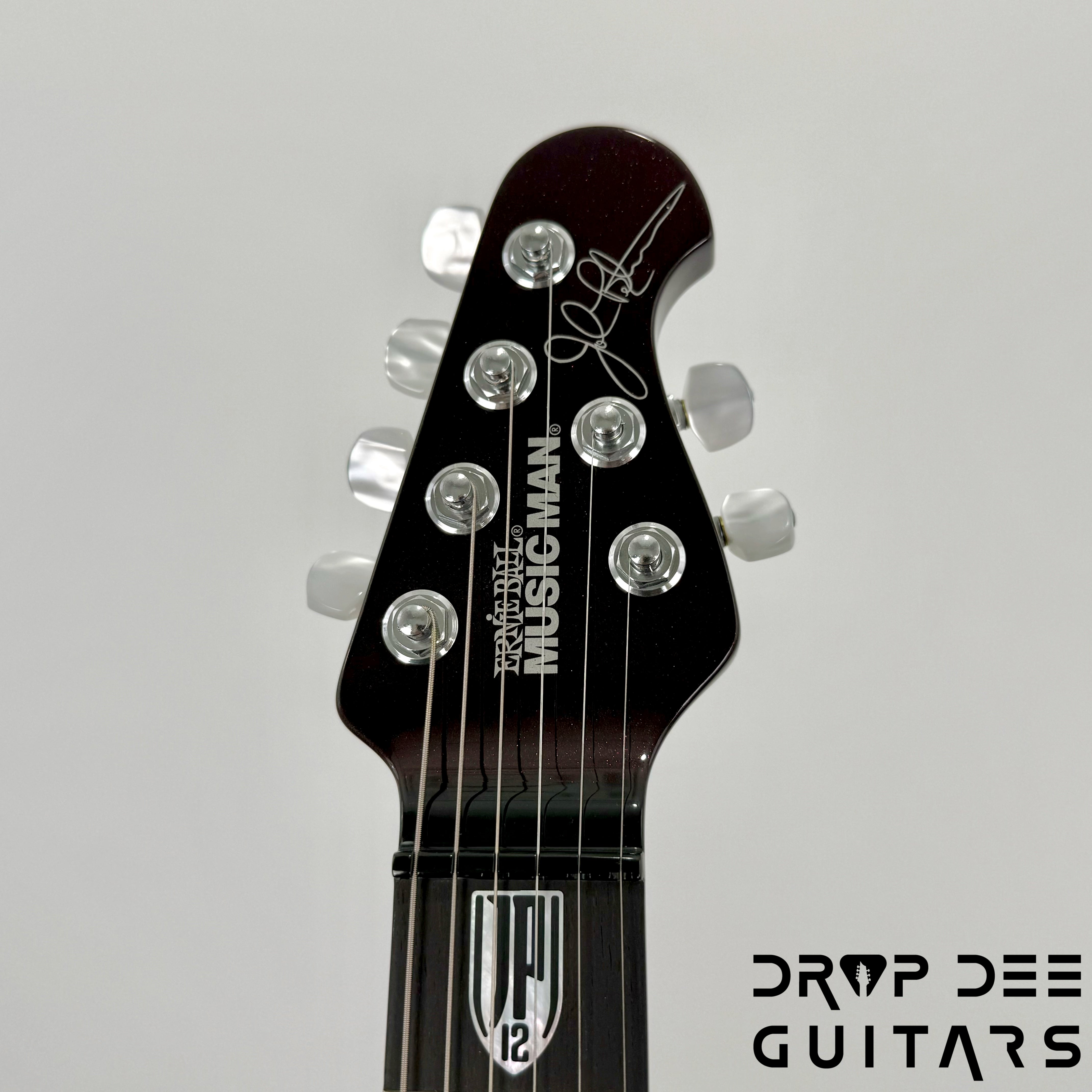 Ernie Ball Music Man JP12 6 Electric Guitar w/ Case - Cherry Sugar