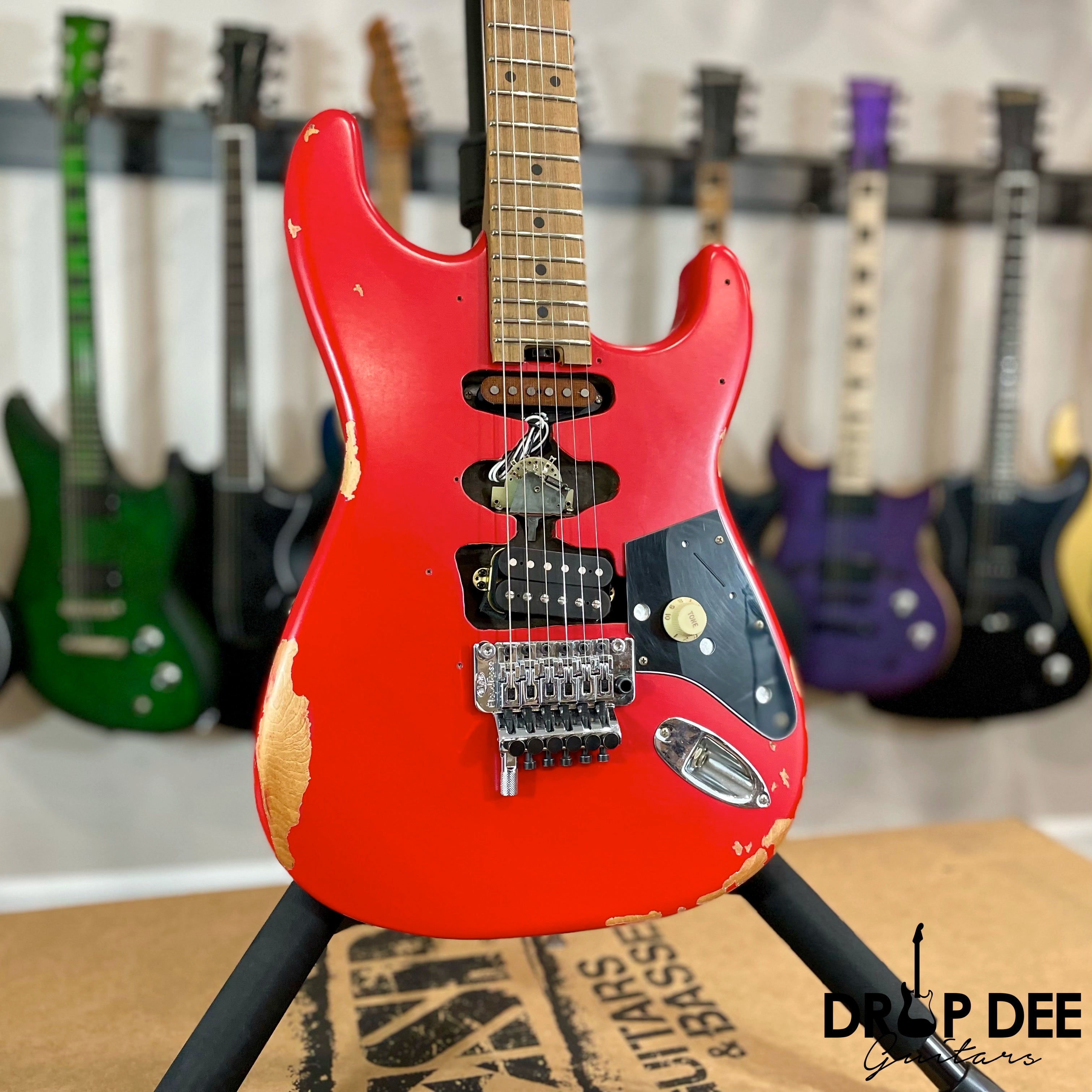 EVH Frankenstein Relic Series Electric Guitar w/ Bag - Red