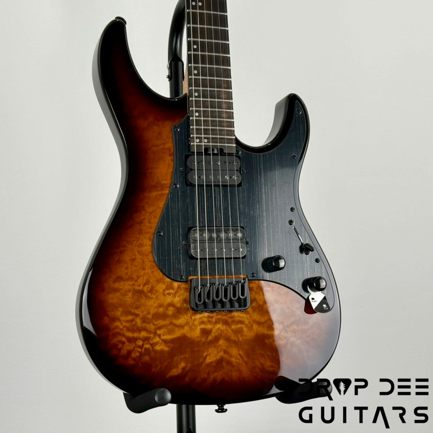 ESP LTD SN-1000HT QM Electric Guitar - Dark Brown Sunburst