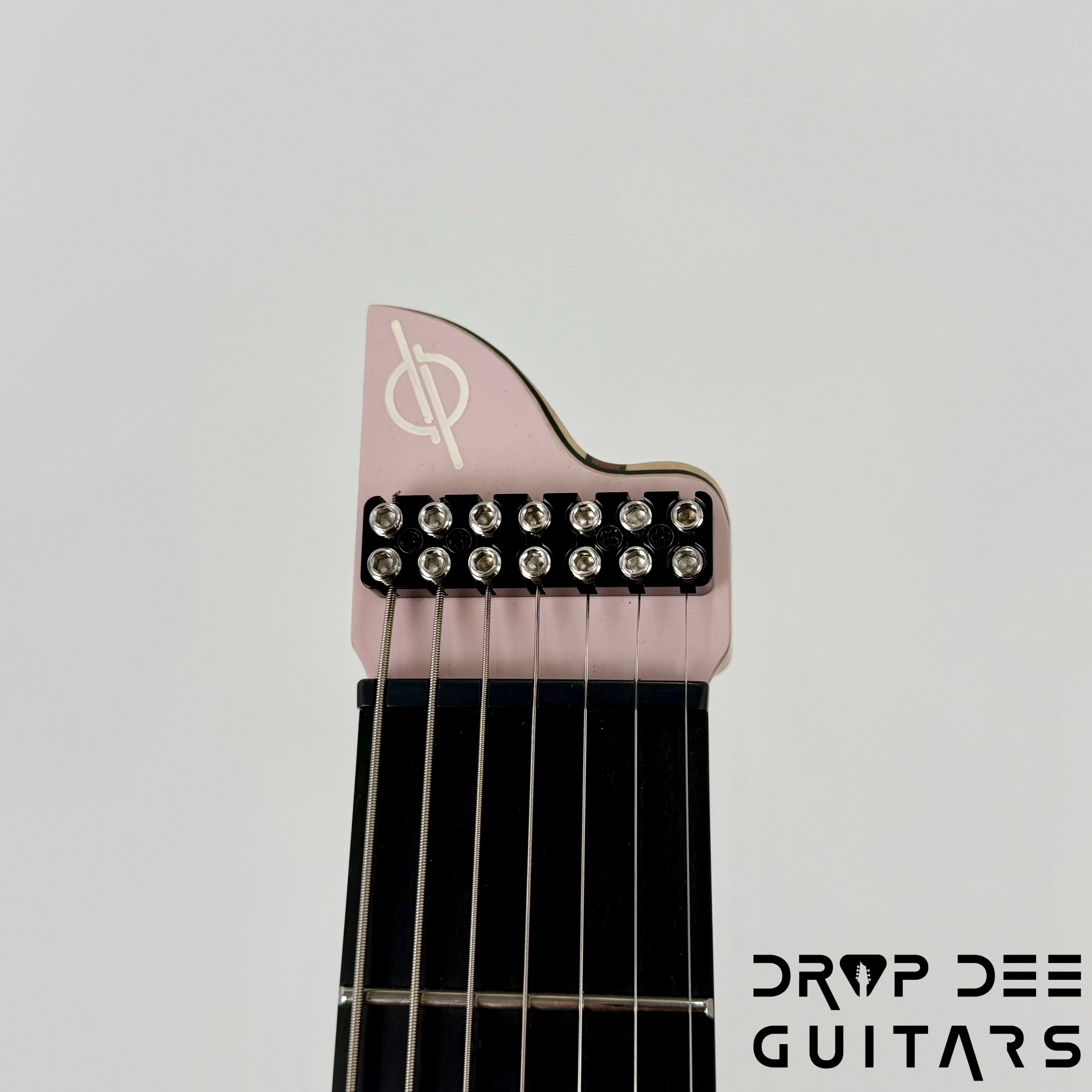 Infinia Neptune 7 Baritone Headless 7-String Electric Guitar w/ Bag - Shell Pink