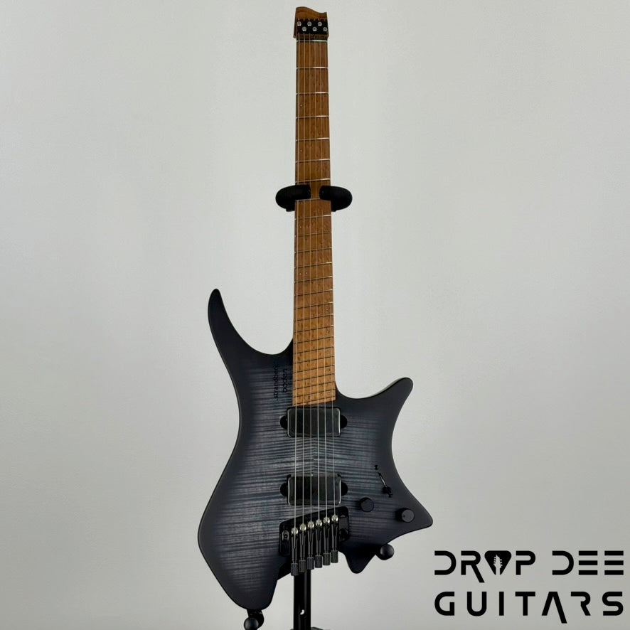 Strandberg Boden Original N2.6T Tremolo Multiscale Headless Electric Guitar w/ Bag - Black Denim Burst Satin