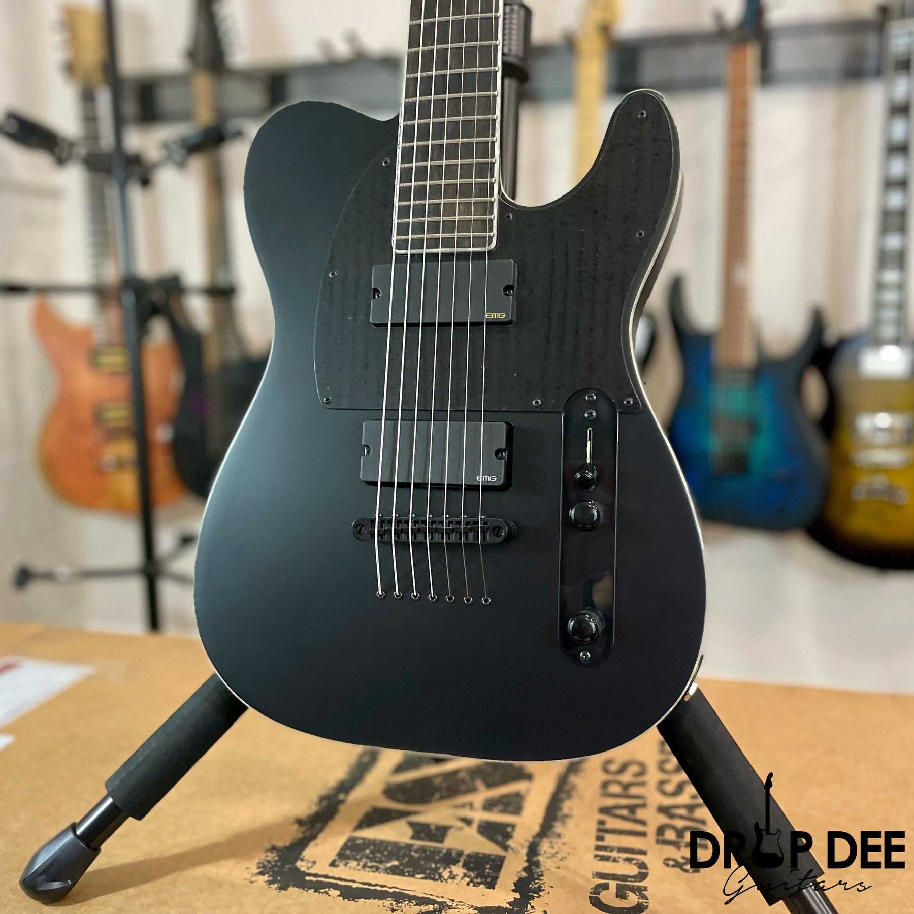 ESP E-II T-B7 Baritone 7-String Electric Guitar w/ Case