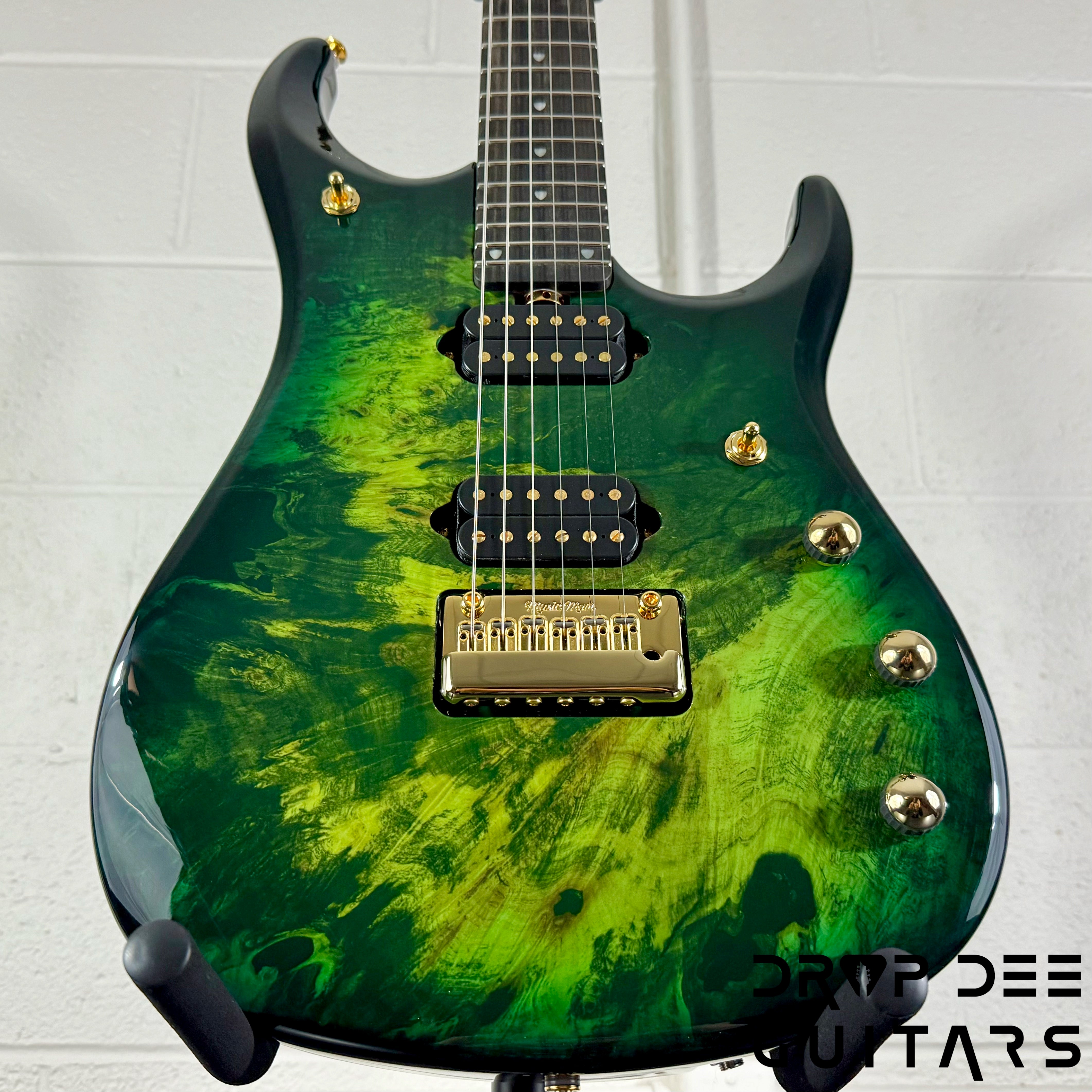Ernie Ball Music Man BFR JP15 Electric Guitar w/ Case - Toxic Sludge