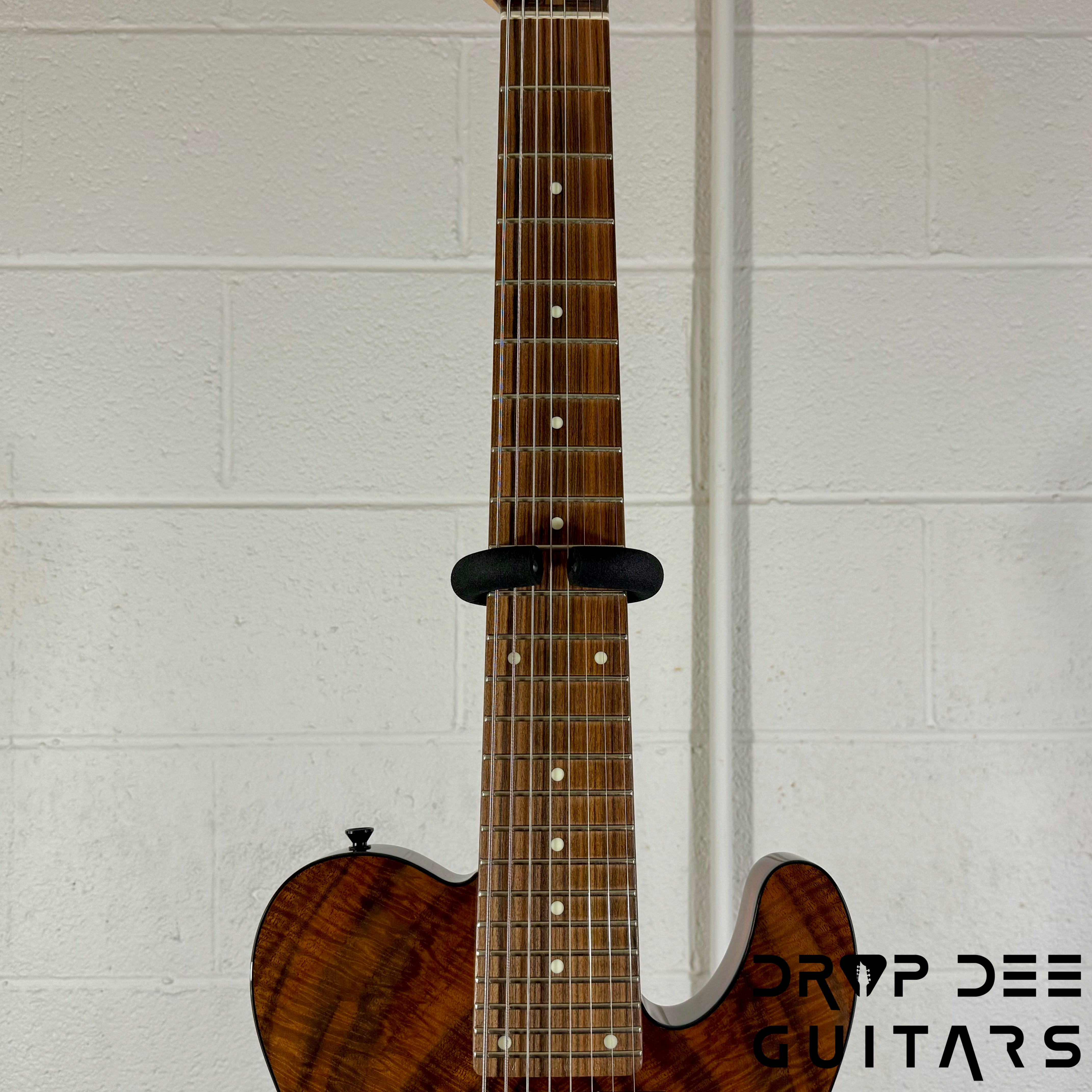 Schecter Custom Shop Masterworks PT CET-8 Baritone 8-String Electric Guitar w/ Case - Koa Natural