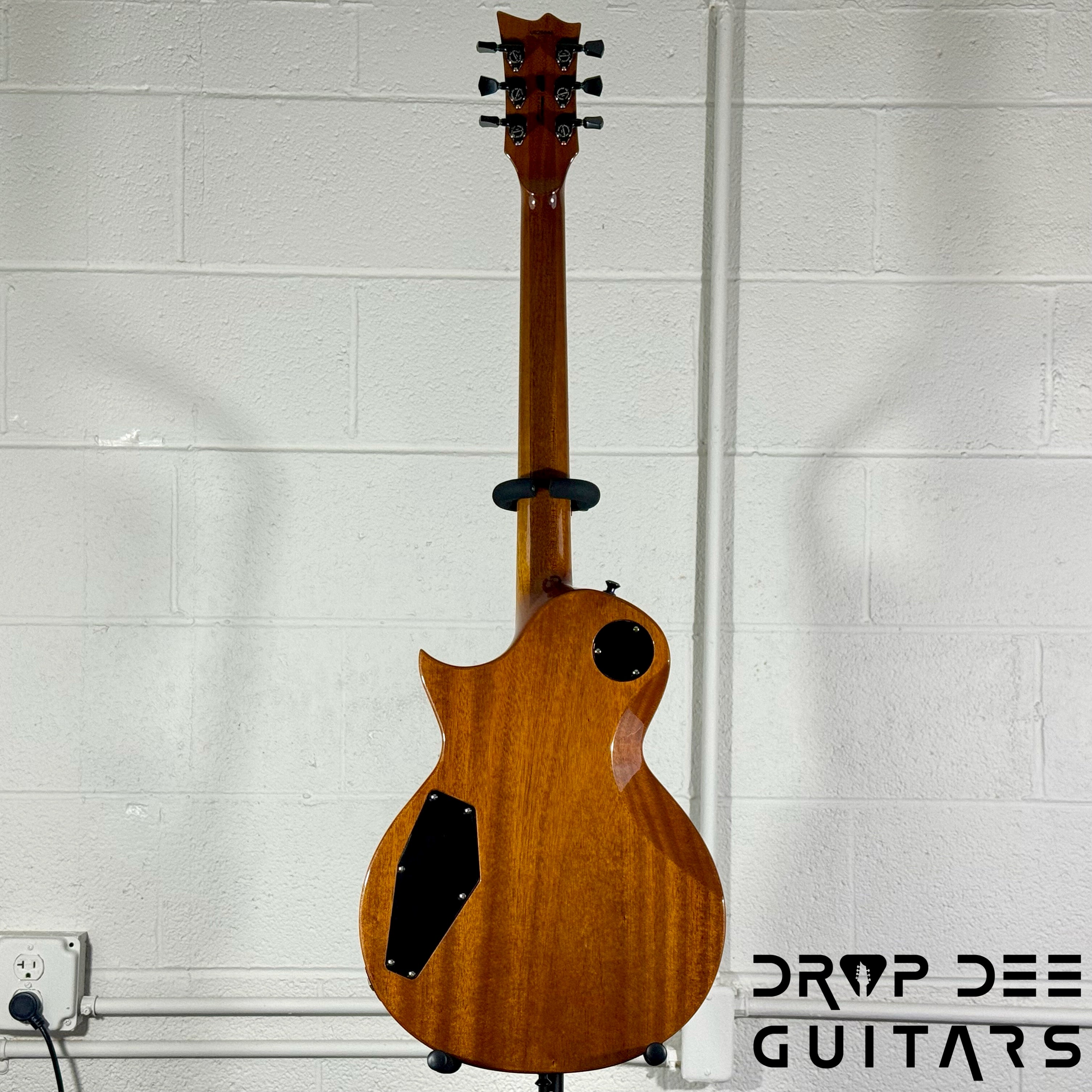 ESP USA Eclipse Electric Guitar w/ Case - Dark Lime Sunburst