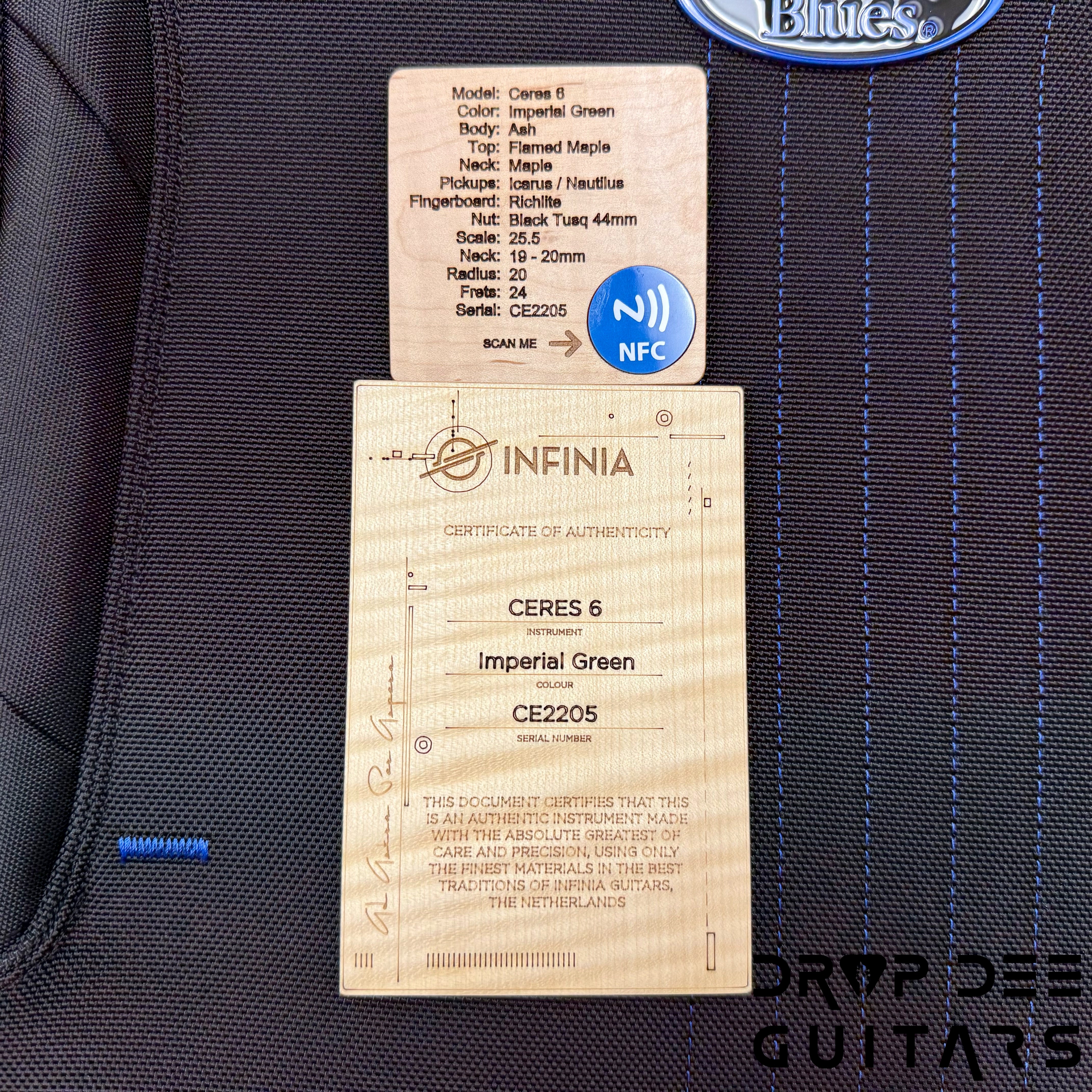 Infinia Ceres 6 Electric Guitar w/ Bag - Imperial Green