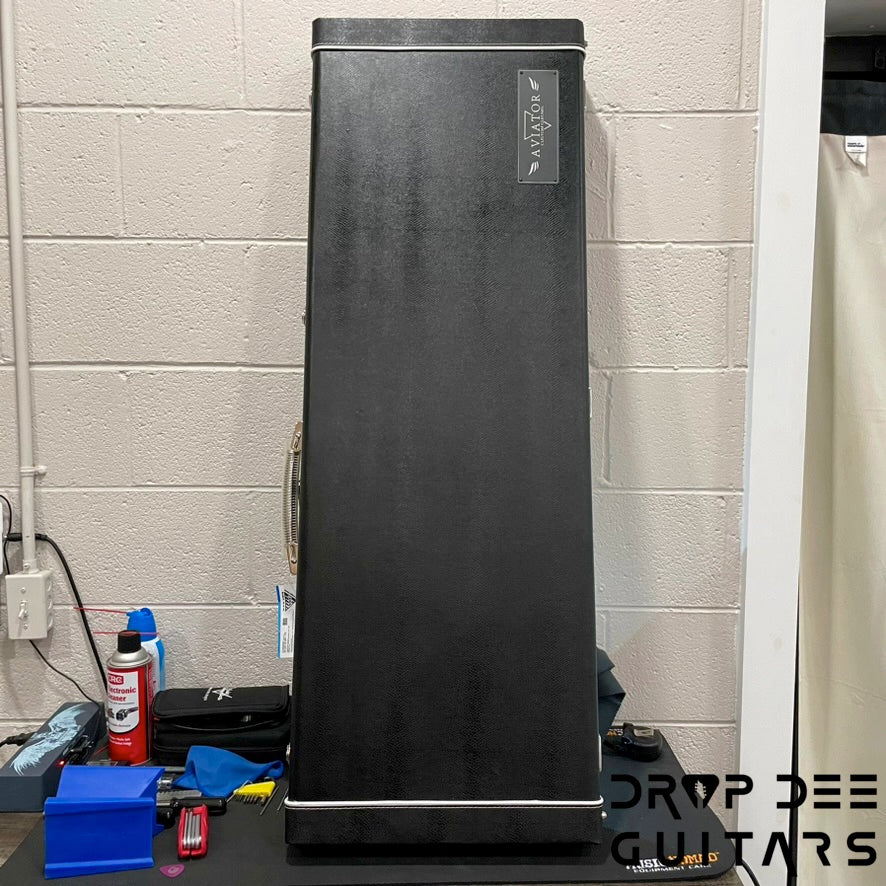 Aviator Maverick 6 Baritone Evertune Pilot Edition Electric Guitar w/ Case