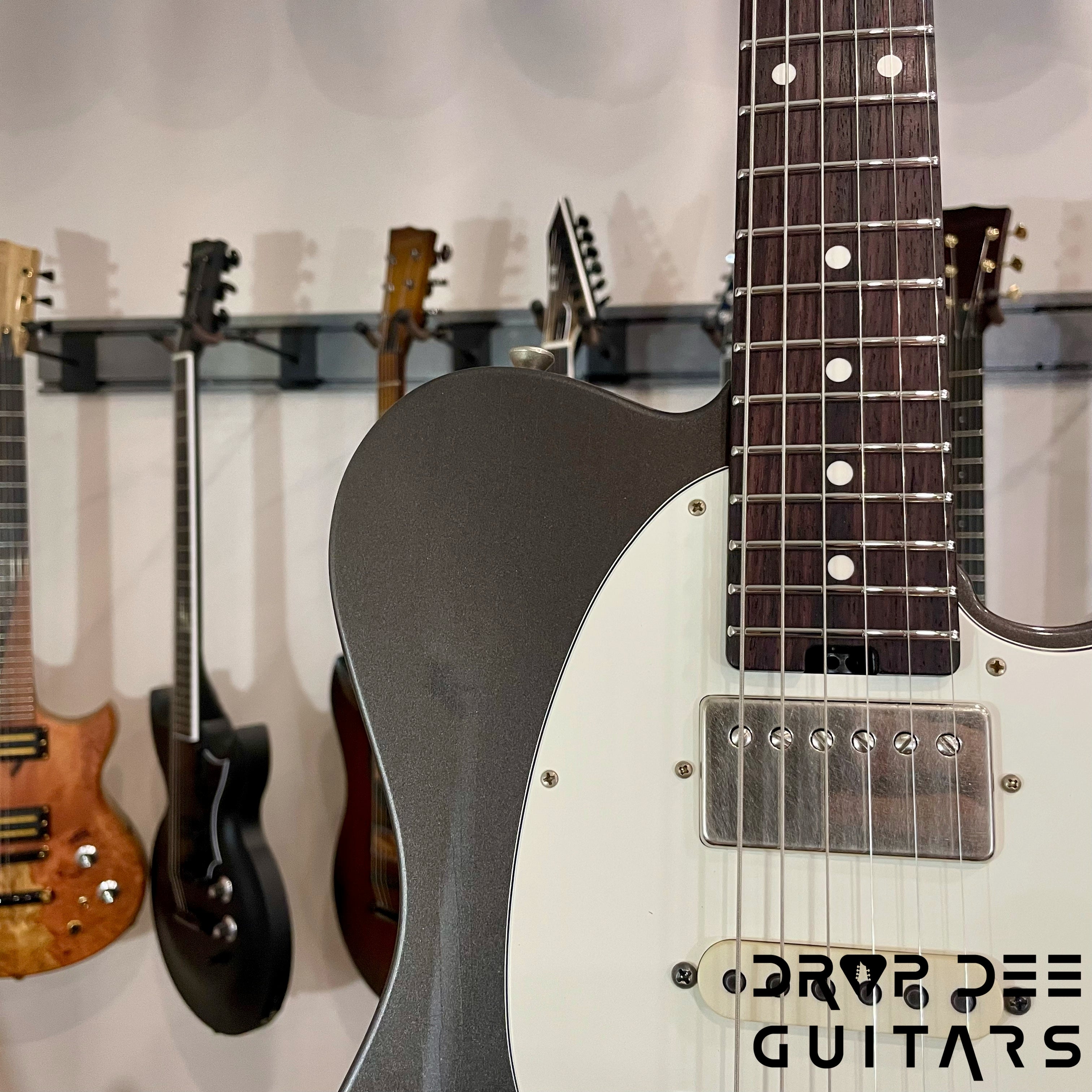 Schecter Custom Shop PT Wembley Studio Electric Guitar w/ Case - Charcoal Metallic Aged Nitro