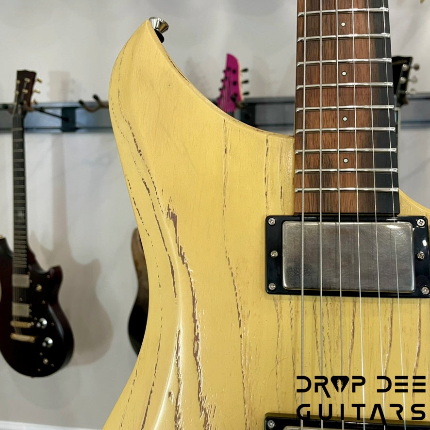 Dunable USA Custom Shop Yeti Electric Guitar w/ Case - Cream w/ Pore Fill