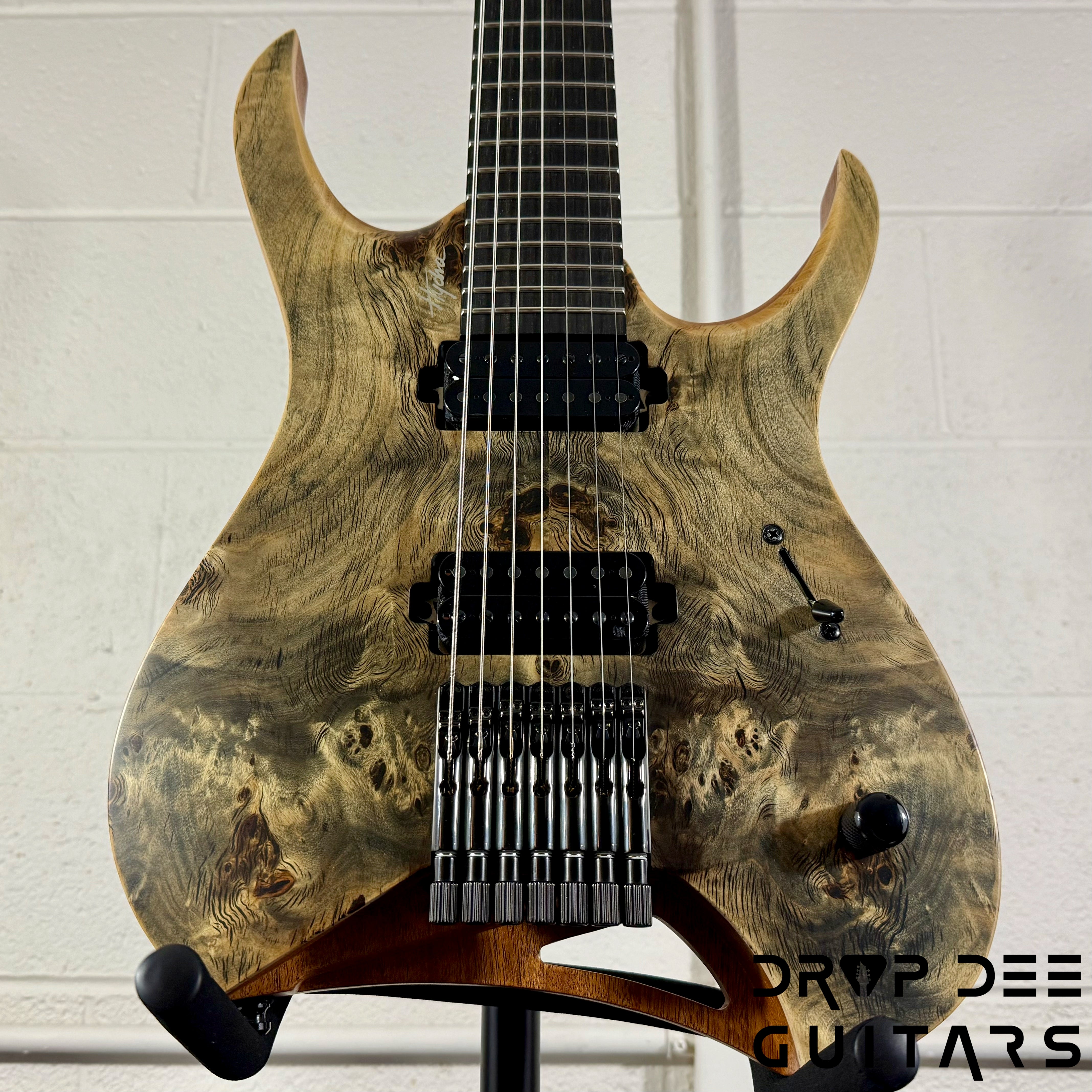 Mayones Hydra Elite 7 7-String Headless Electric Guitar w/ Bag - Natural