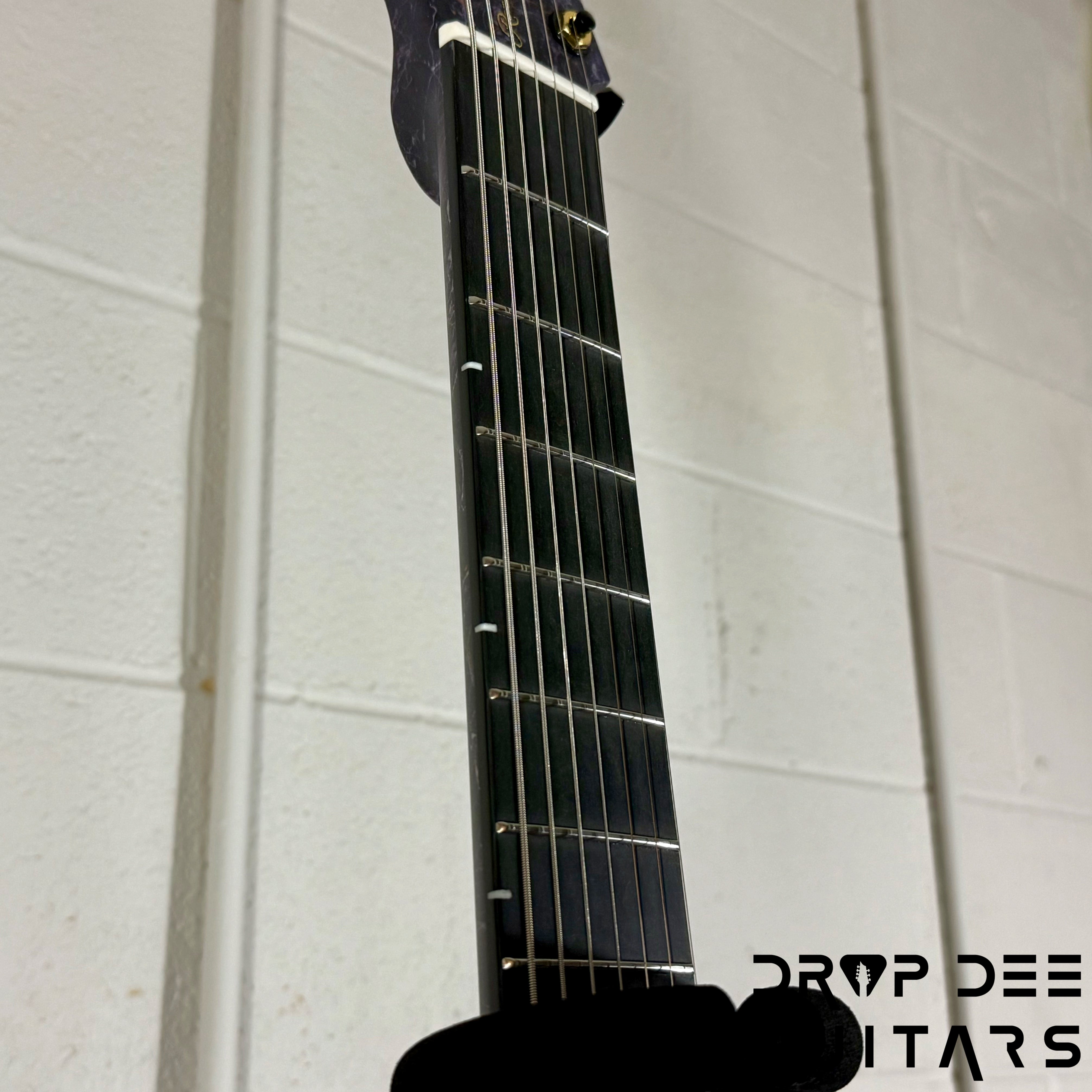 Ronciswall Miasma 7 7-String Electric Guitar w/ Bag - Copper Purple/Silver Marble