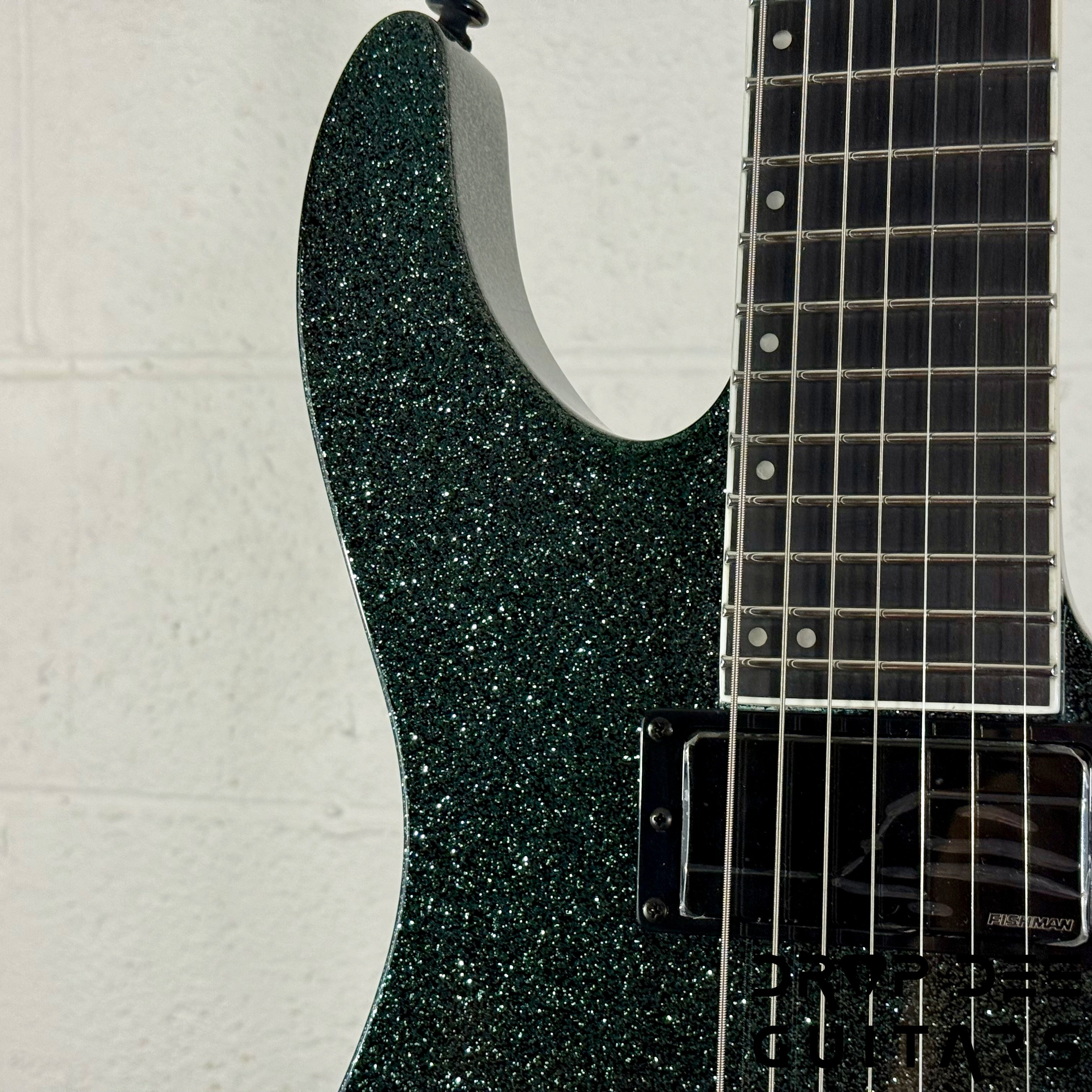 ESP LTD M-1007 Baritone Evertune 7-String Electric Guitar w/ Bag - Granite Sparkle