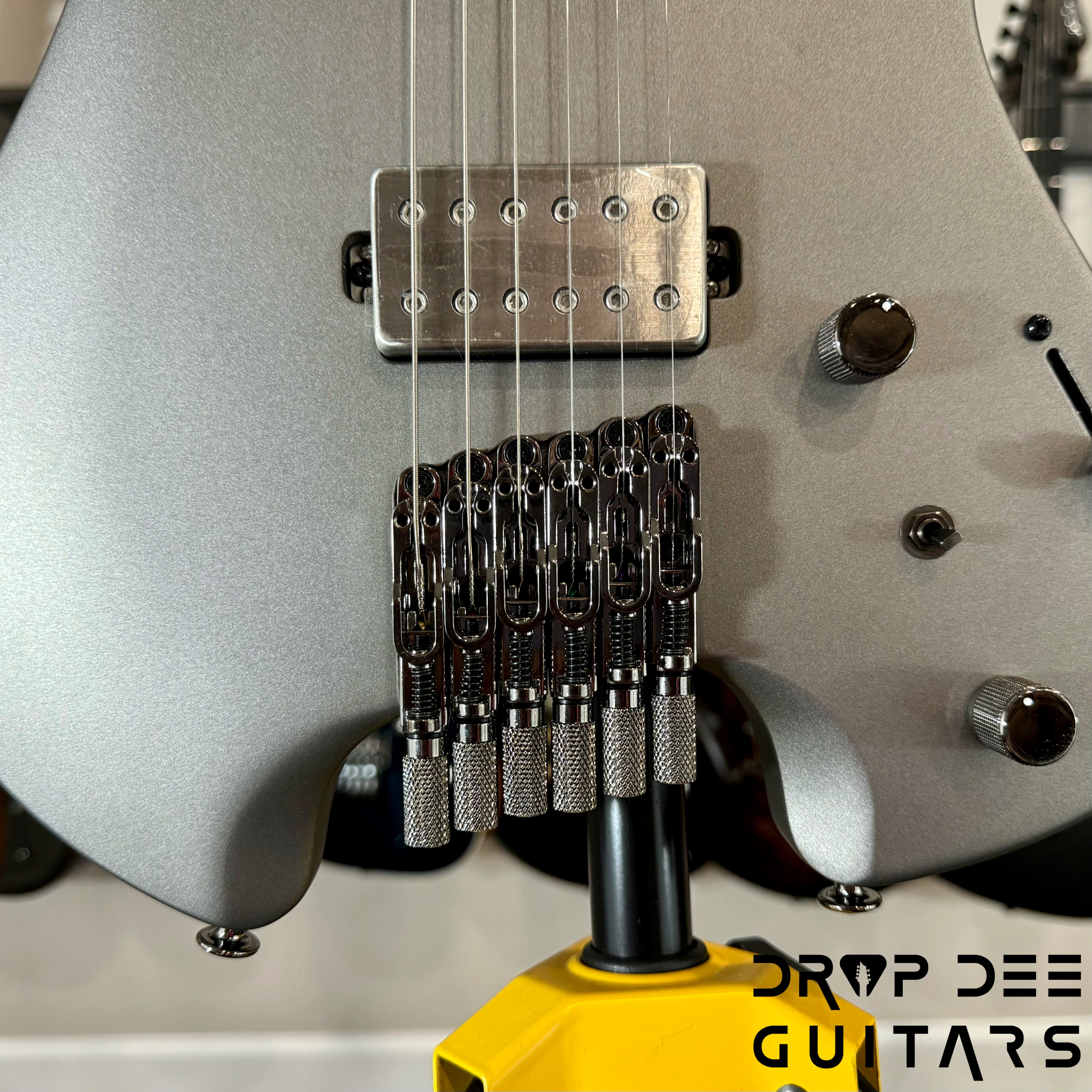 Ibanez Quest QX52 Headless Electric Guitar w/ Bag - Metallic Gray Matte