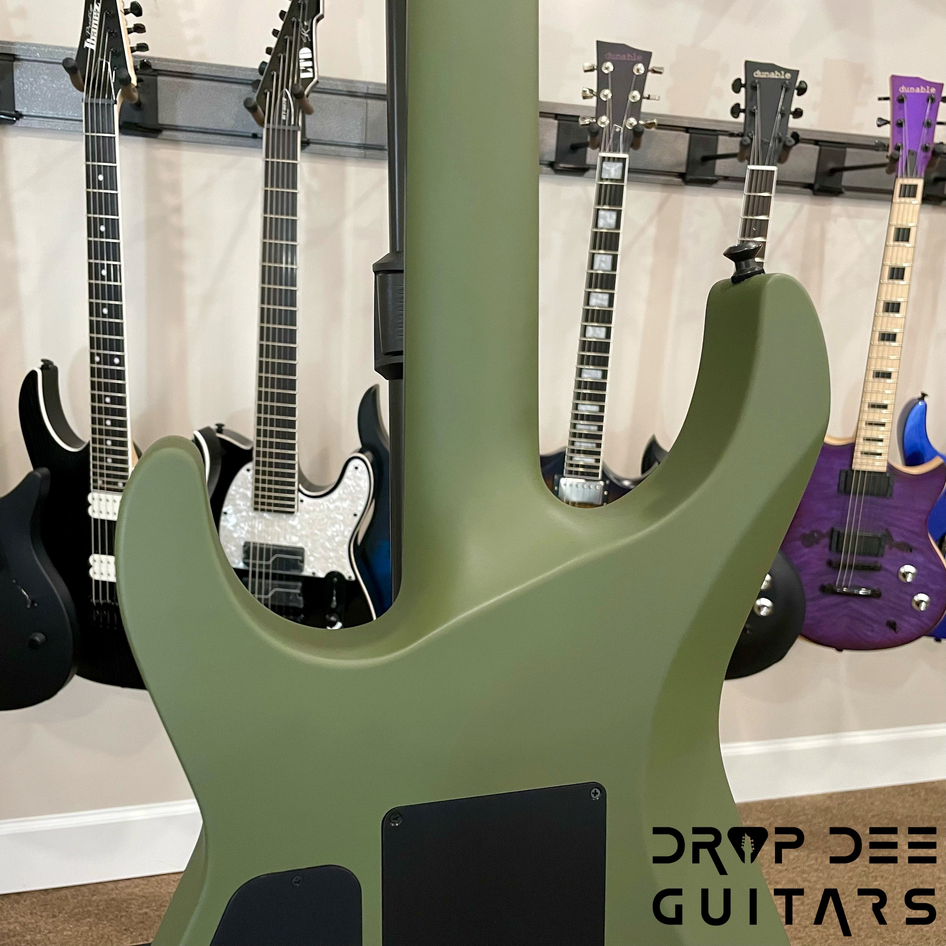 Jackson American Series Soloist SL2MG Electric Guitar w/ Case - Matte Army Drab