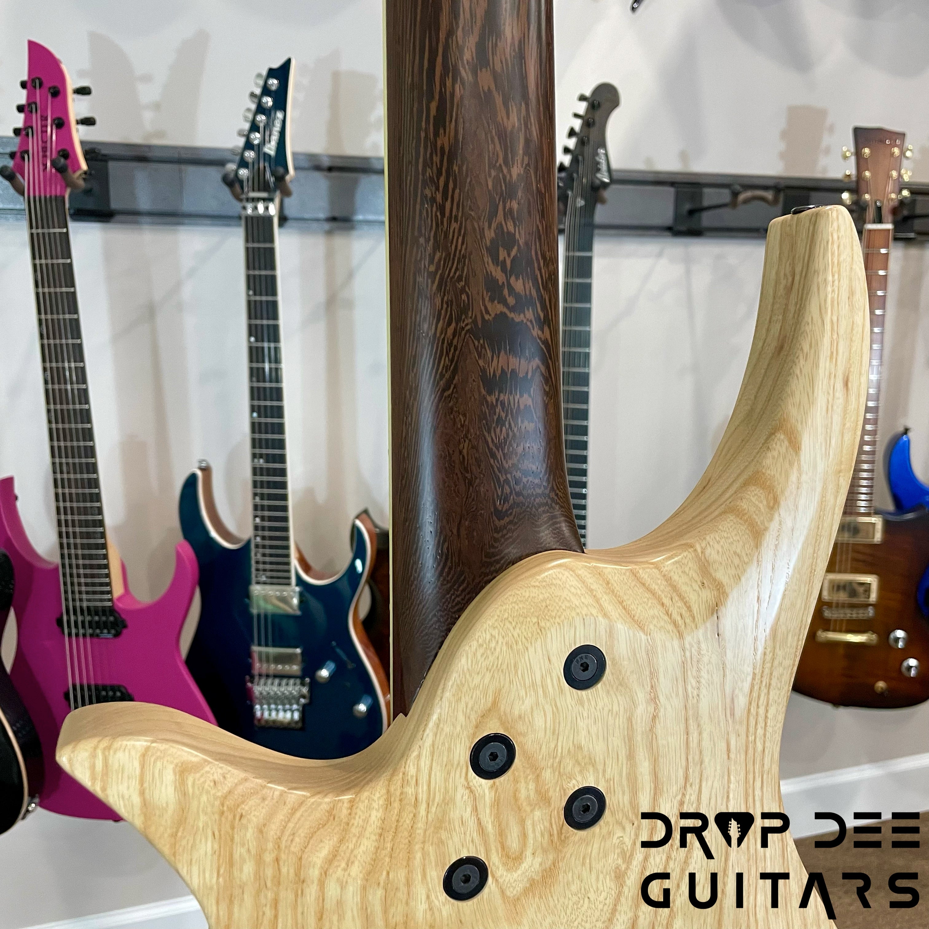 ViK Domineer H7ff "Blood Moon Surf" Multiscale Headless Electric Guitar w/ Case - Blood Moon Surf