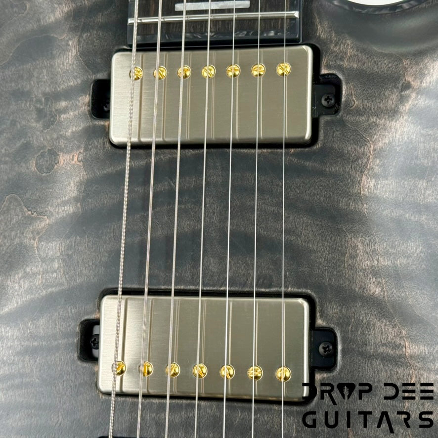 Mayones Regius Core 7 7-String Electric Guitar w/ Case - Antique Black Matt