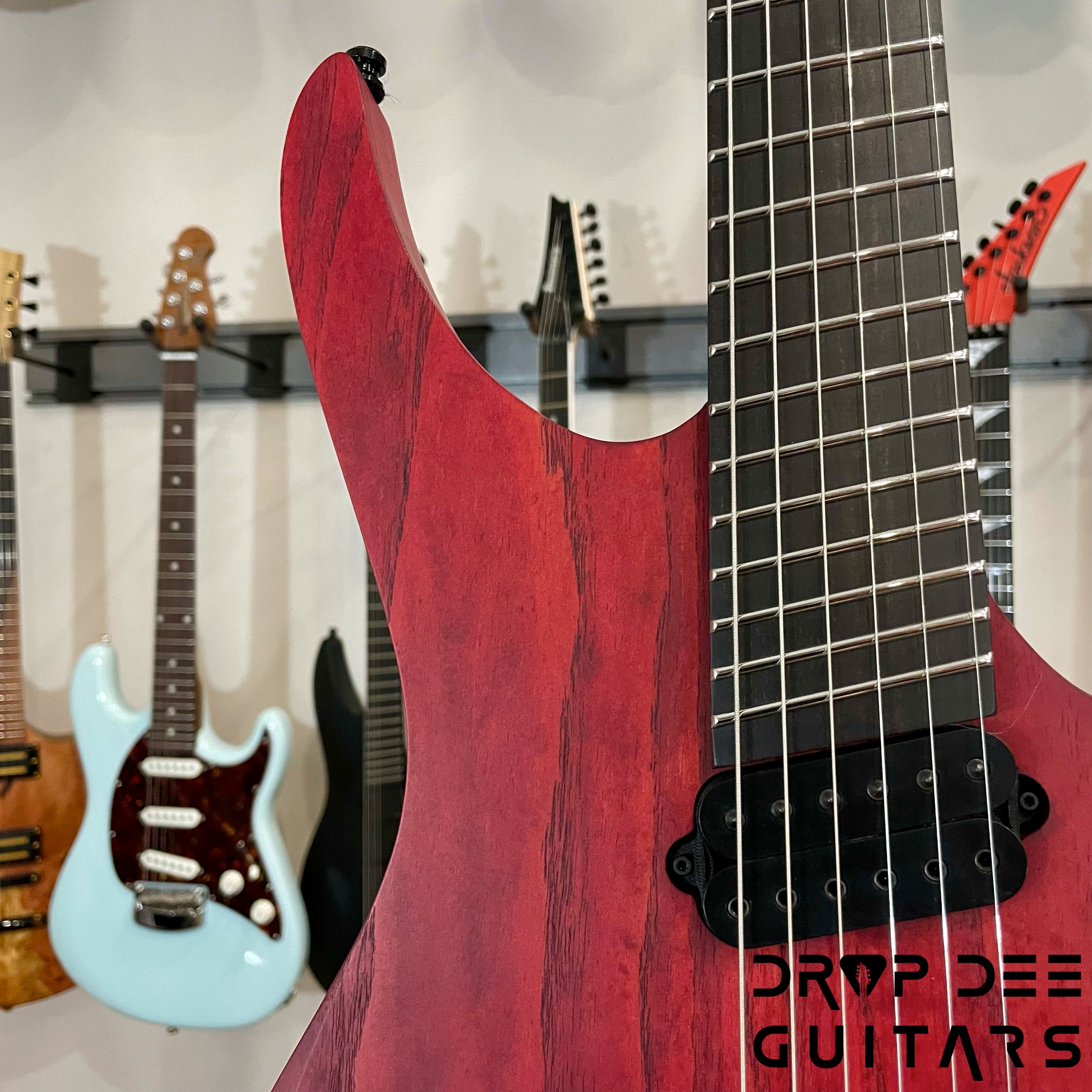 Aviator Ace Edition Elevon 6 Electric Guitar w/ Case - Red