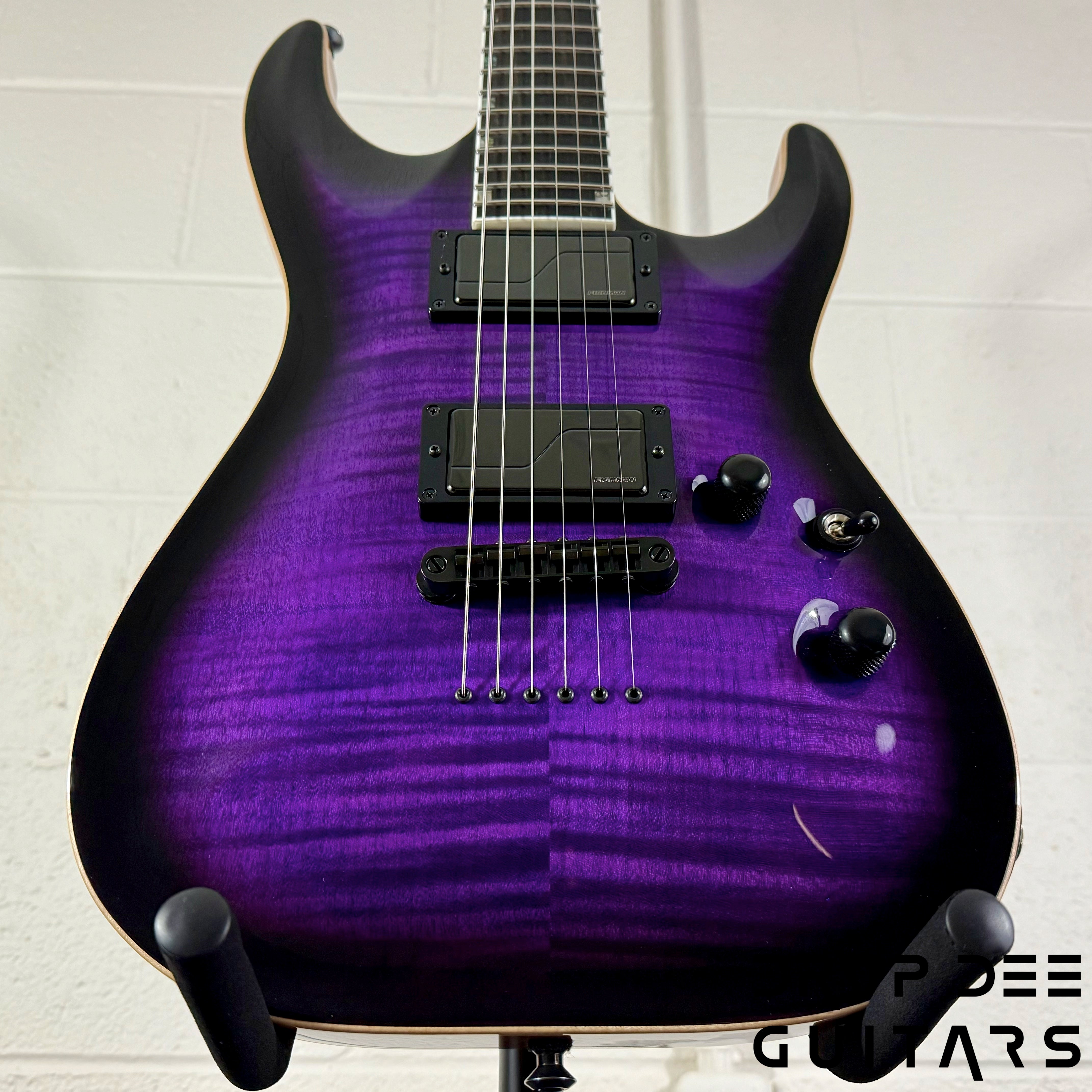 ESP USA Horizon-II Electric Guitar w/ Case - Dark Purple Sunburst