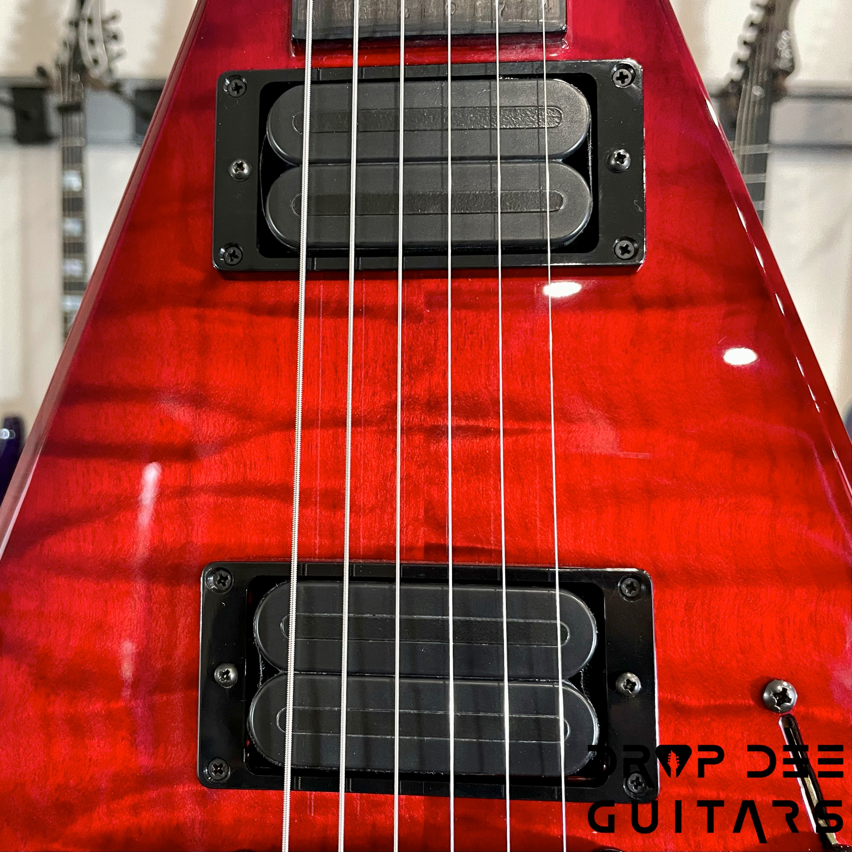 Jackson USA Custom Shop Special Edition Randy Rhoads Electric Guitar w/ Case - Trans Red Burst