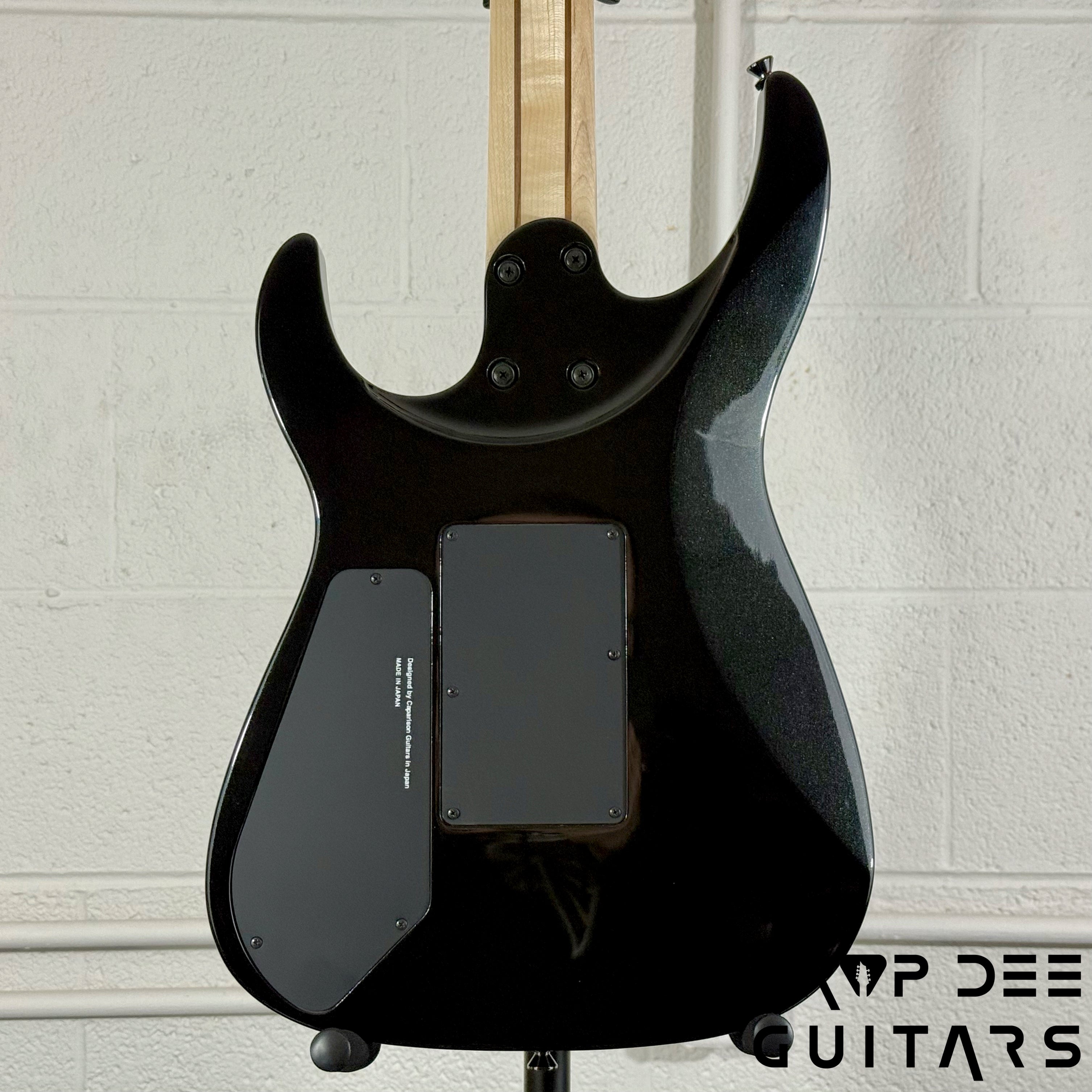 Caparison Dellinger II Prominenace MF Electric Guitar w/ Bag - Trans Spectrum Black