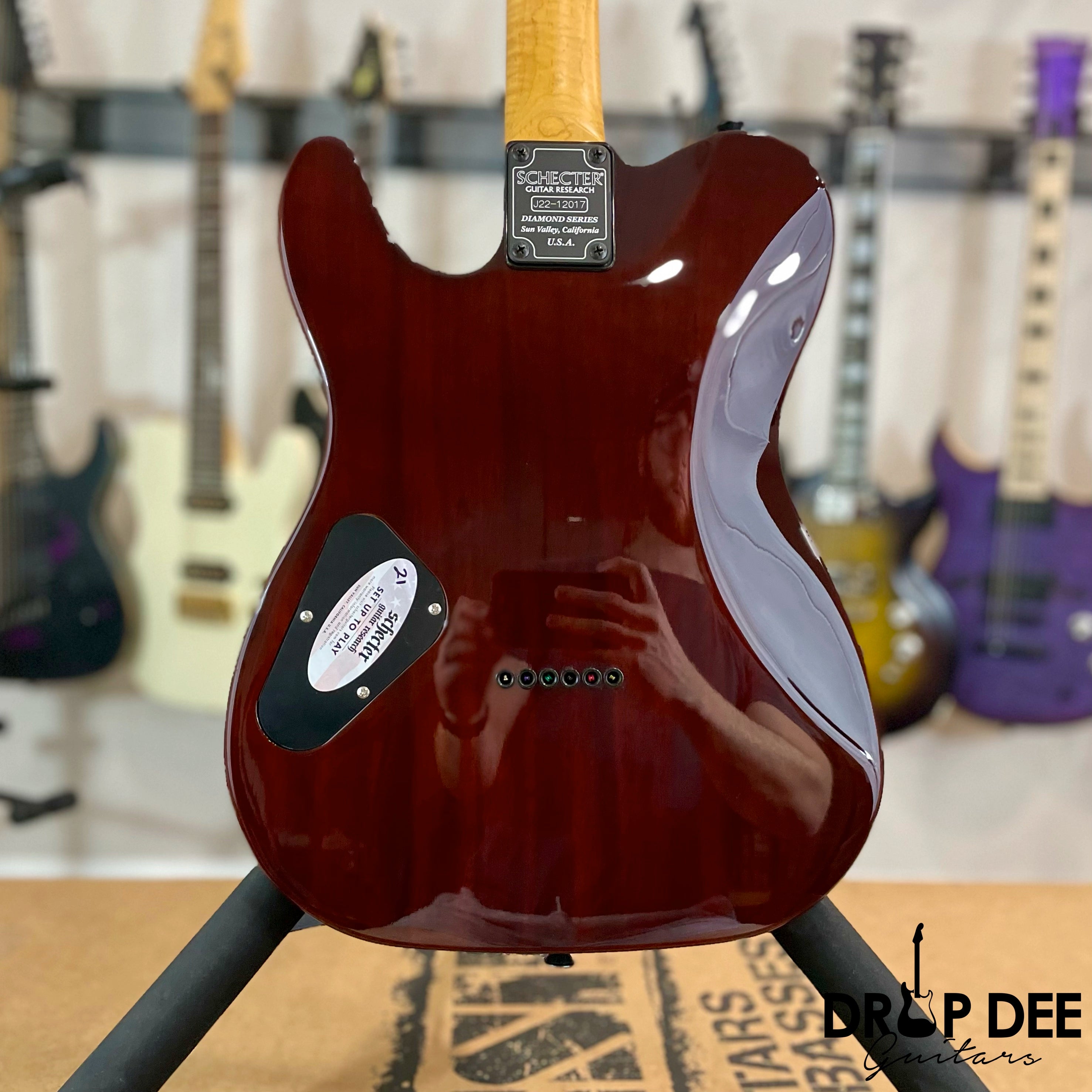 Schecter PT Classic Electric Guitar w/ Case - Inferno