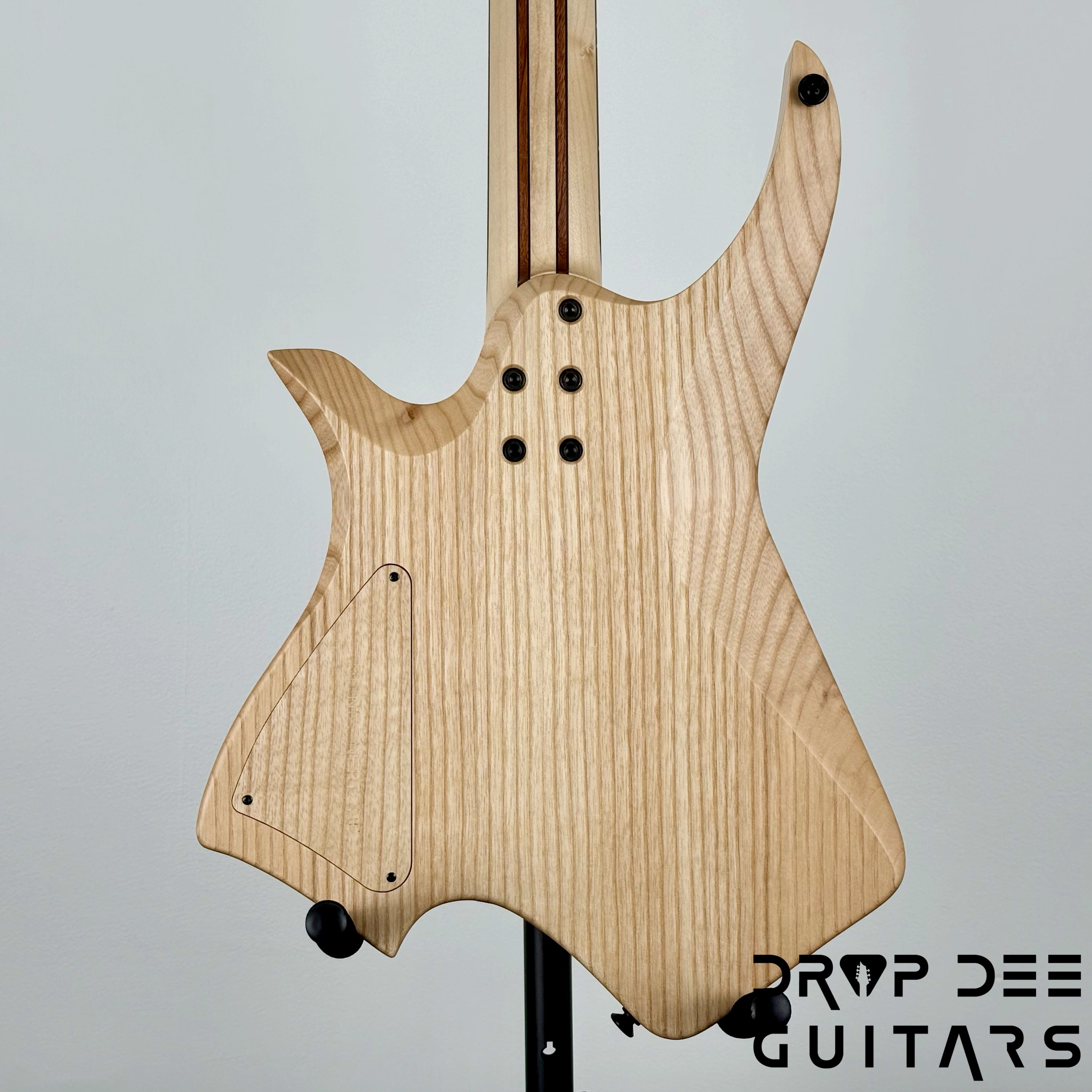 Infinia Neptune Headless Electric Guitar w/ Bag - Obsidian Black