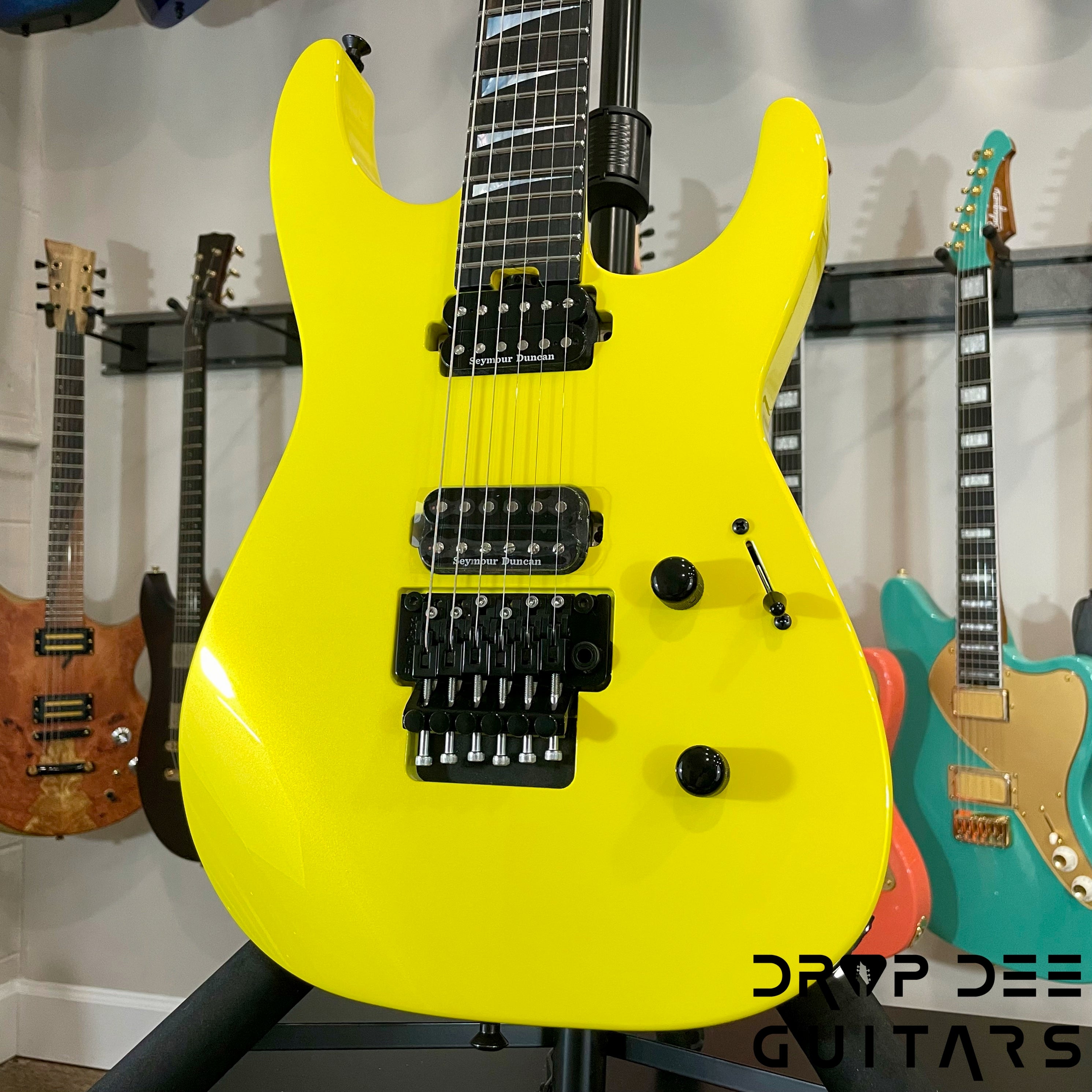 Jackson American Series Soloist SL2 DX Electric Guitar w/ Case - Lemon Ice